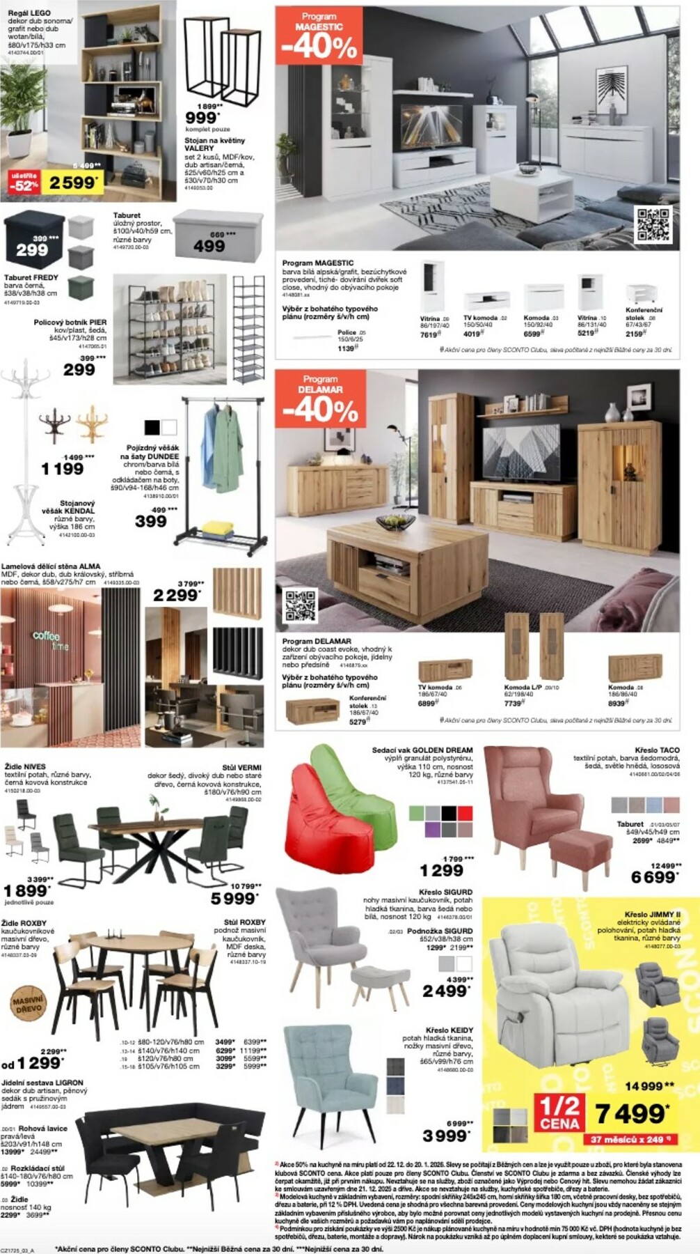 sconto-nabytek - Aktuální leták SCONTO Nábytek od 22.12. do 20.01. - page: 3