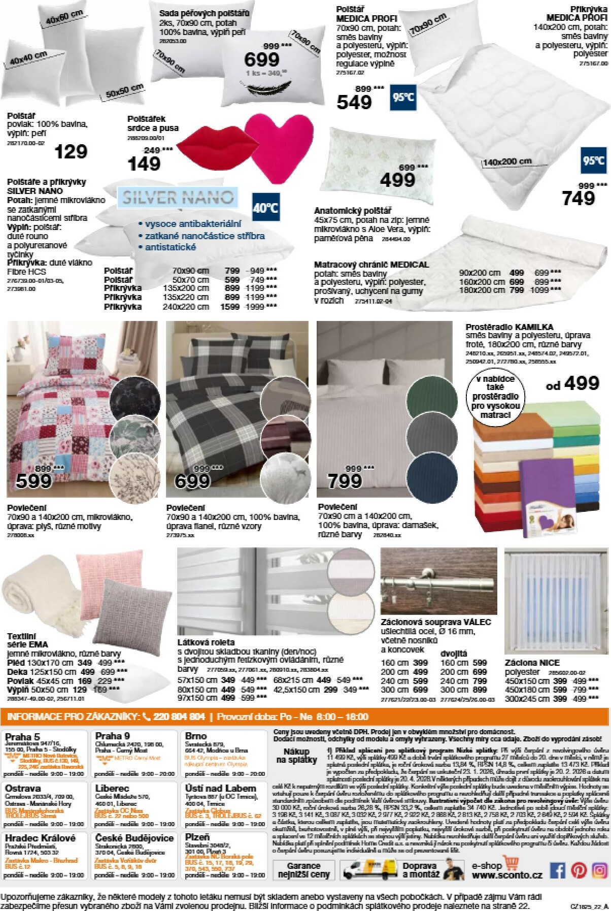 sconto-nabytek - Aktuální leták SCONTO Nábytek od 21.01. do 10.02. - page: 22