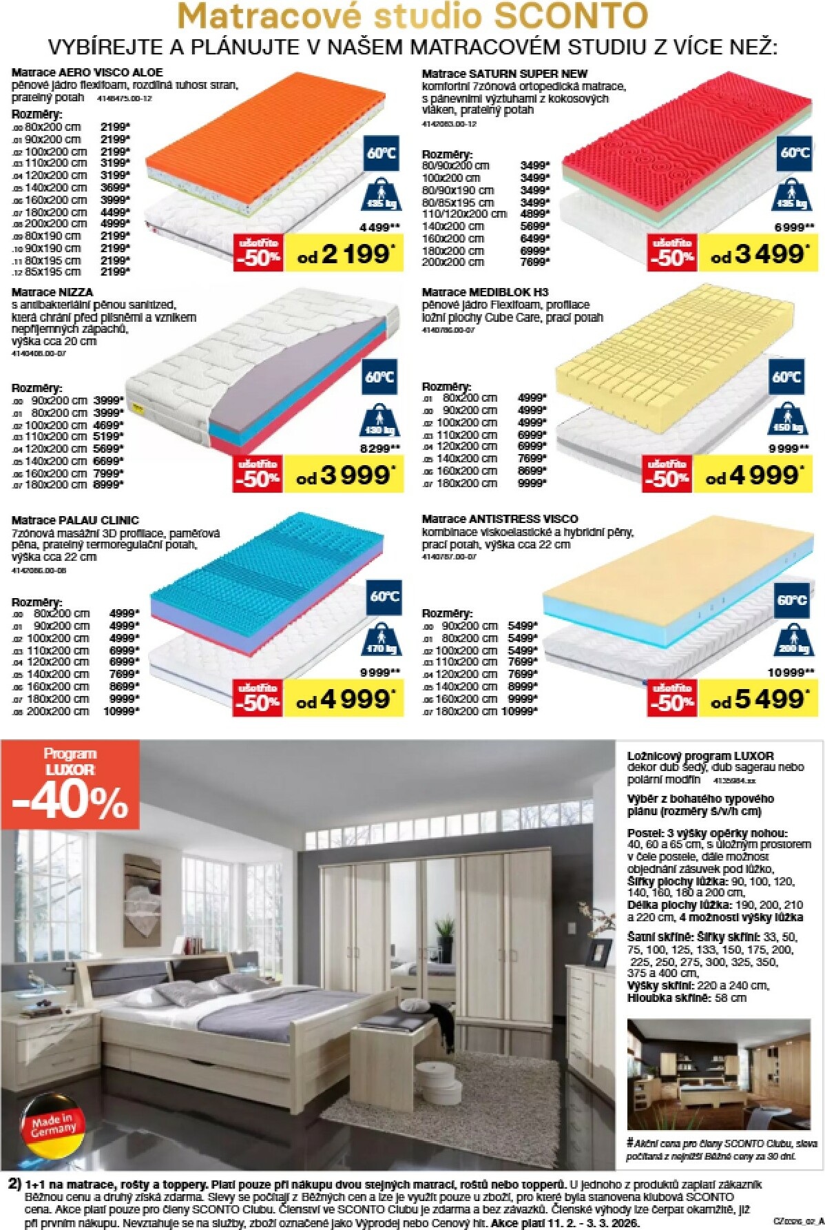sconto-nabytek - SCONTO Nábytek leták platný od středy 11.02.2026 do úterý 03.03.2026 - page: 2