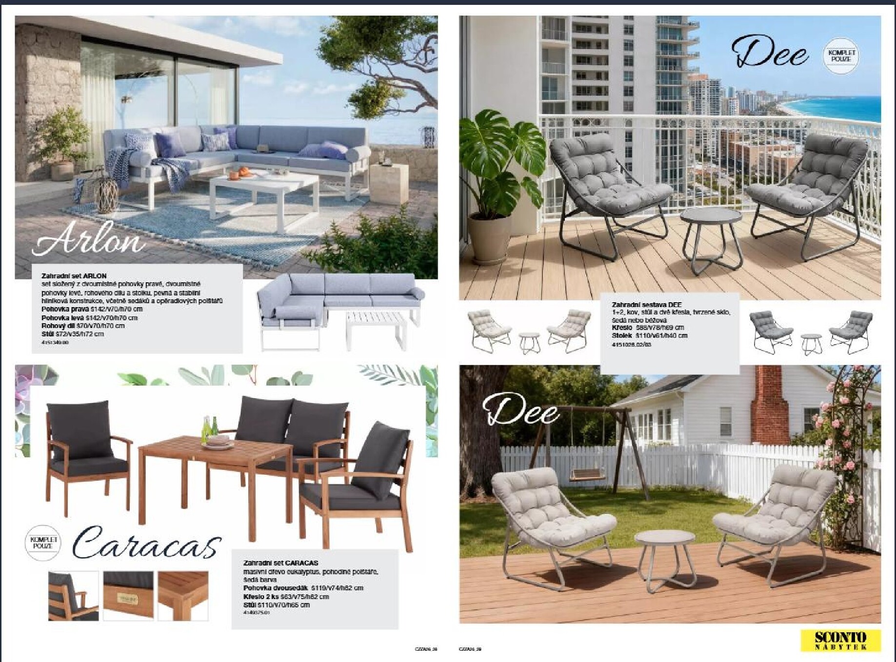 sconto-nabytek - SCONTO Nábytek - Zahradní speciál leták platný od úterý 24.03.2026 do středy 30.09.2026 - page: 15