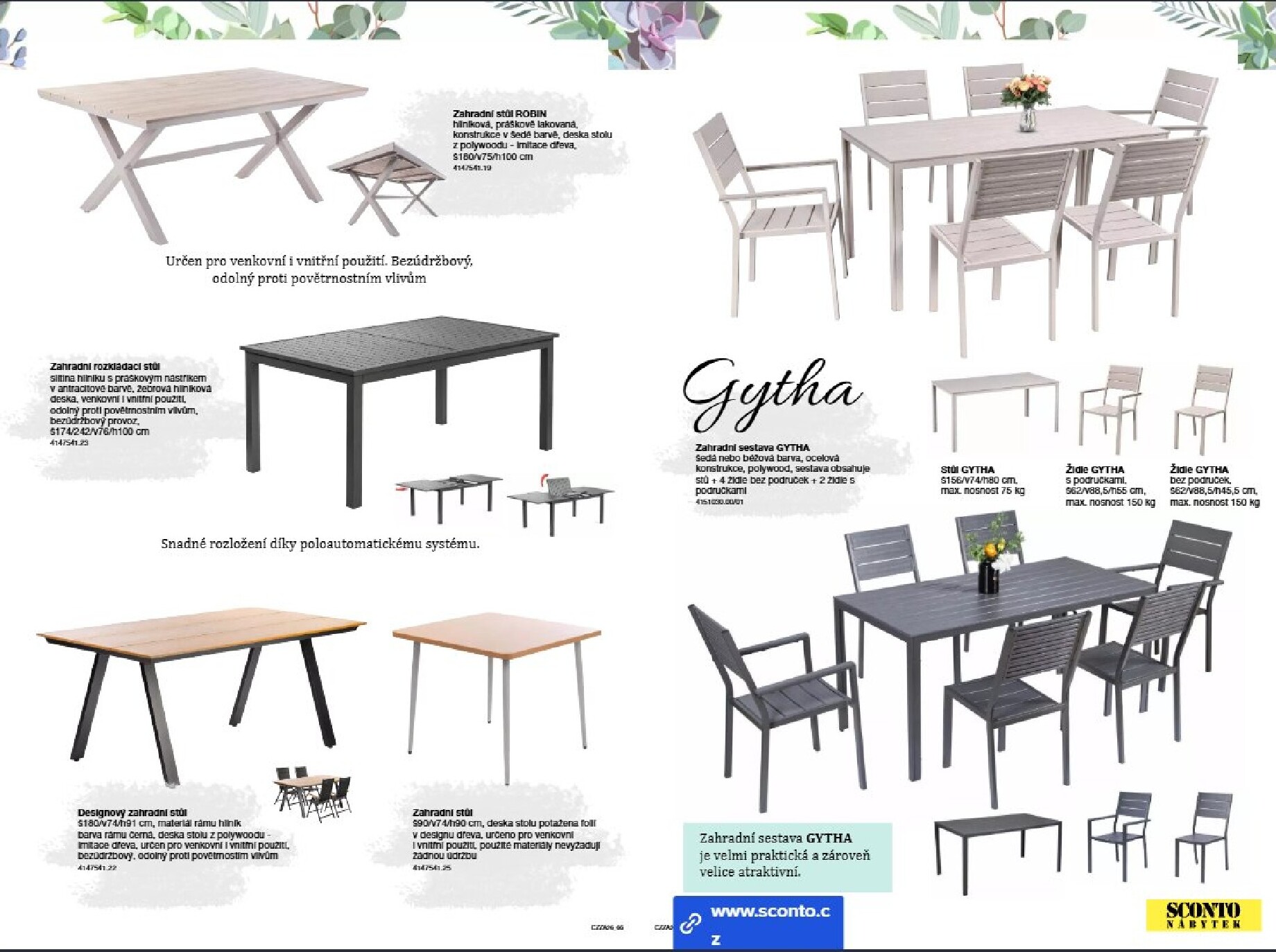 sconto-nabytek - SCONTO Nábytek - Zahradní speciál leták platný od úterý 24.03.2026 do středy 30.09.2026 - page: 34