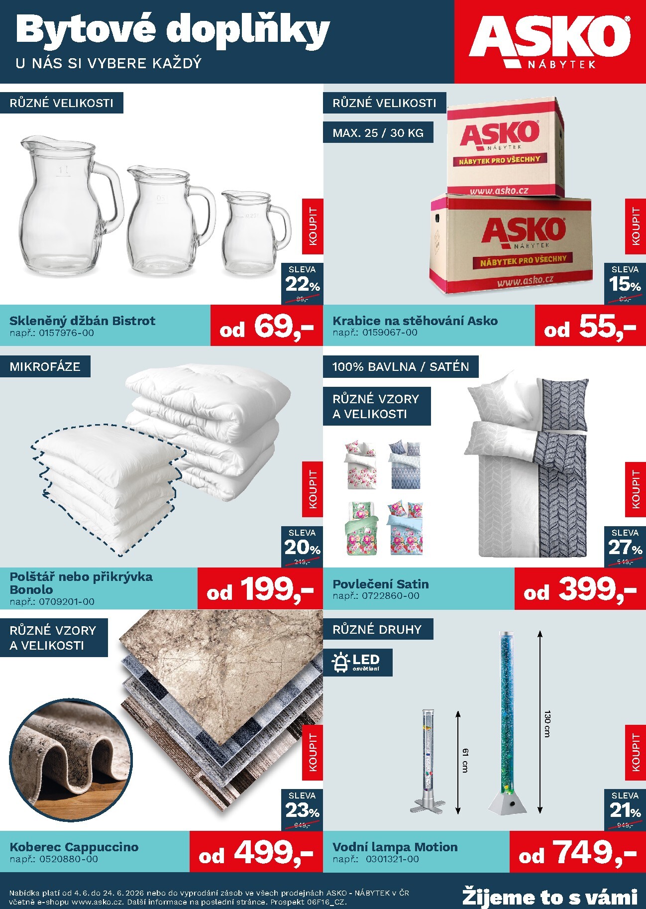 asko-nabytek - Aktuální ASKO NÁBYTEK - Bytové doplňky leták platný od čtvrtka 04.06.2026 do středy 24.06.2026