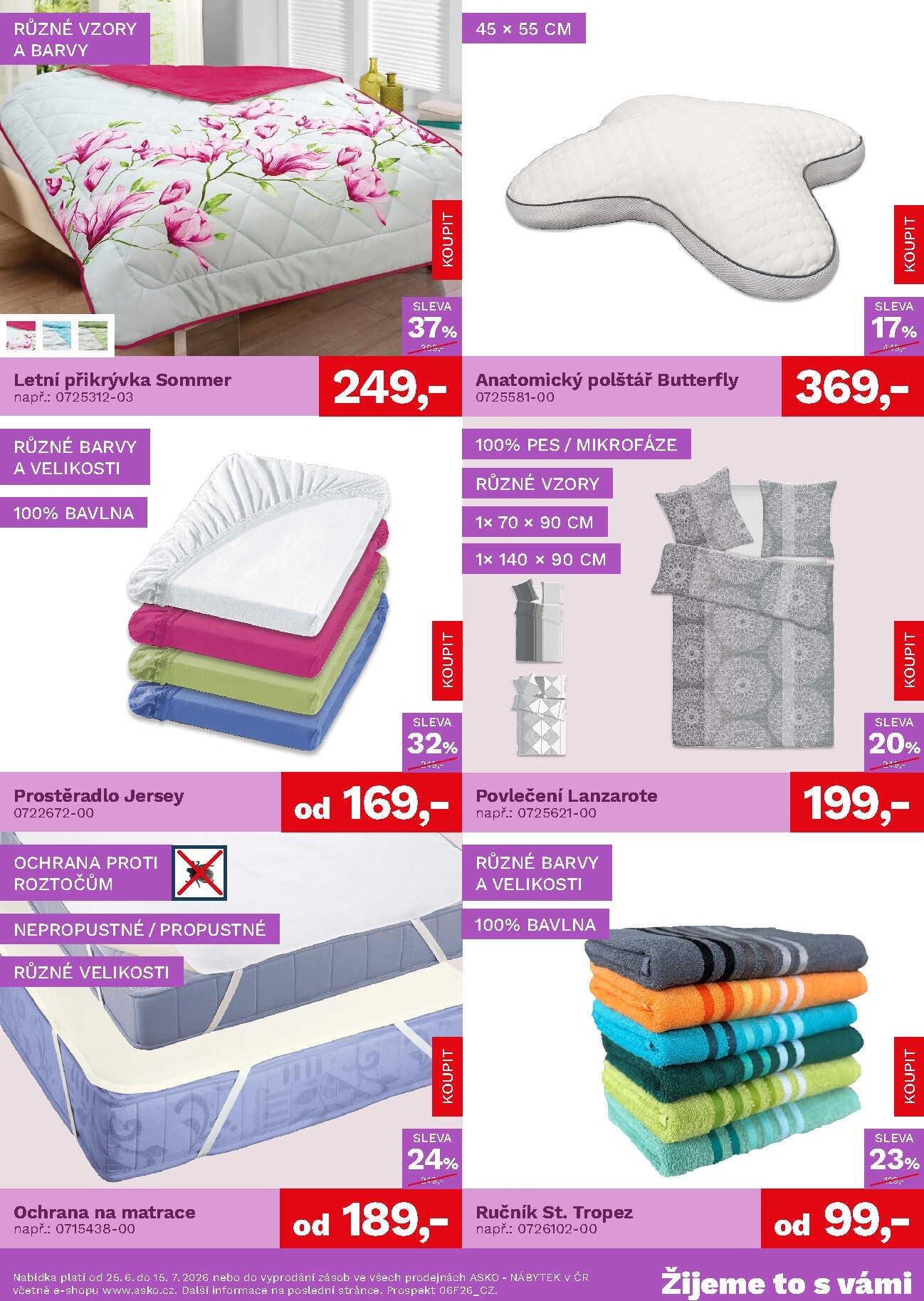 asko-nabytek - Aktuální ASKO NÁBYTEK - Bytové doplňky leták platný od čtvrtka 25.06.2026 do středy 15.07.2026 - page: 3