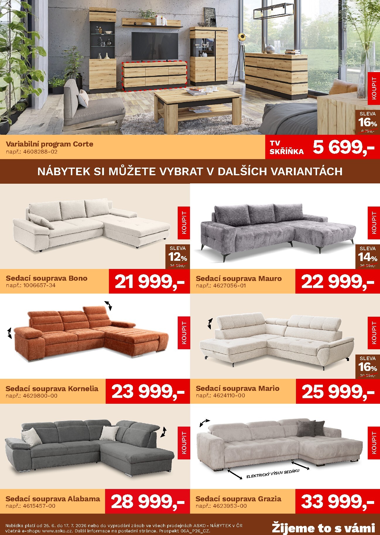 asko-nabytek - Aktuální ASKO NÁBYTEK leták platný od čtvrtka 25.06.2026 do středy 15.07.2026 - page: 2