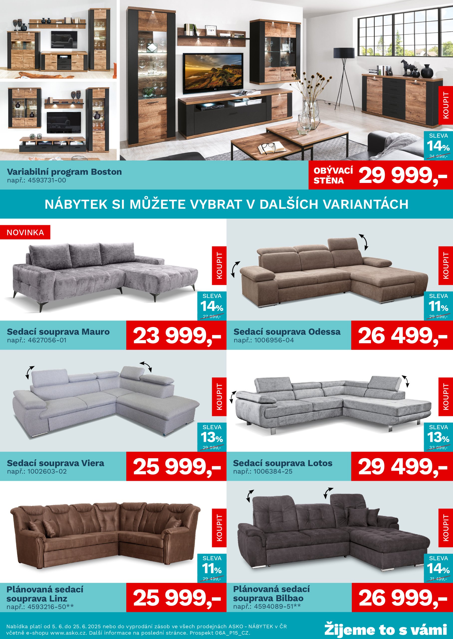 asko-nabytek - Leták ASKO NÁBYTEK - Akční nabídka od 05.06. do 25.06. - page: 2