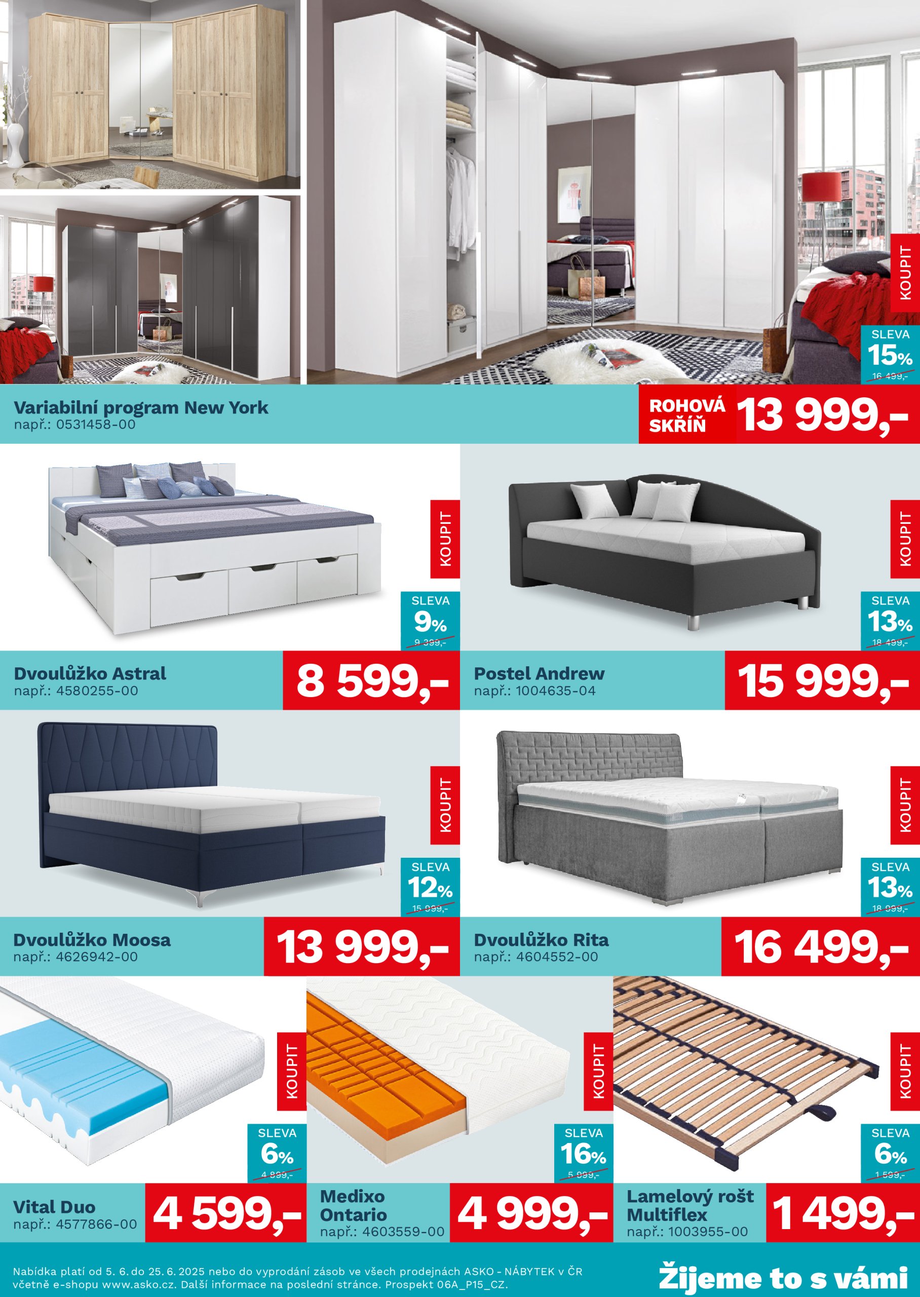 asko-nabytek - Leták ASKO NÁBYTEK - Akční nabídka od 05.06. do 25.06. - page: 3