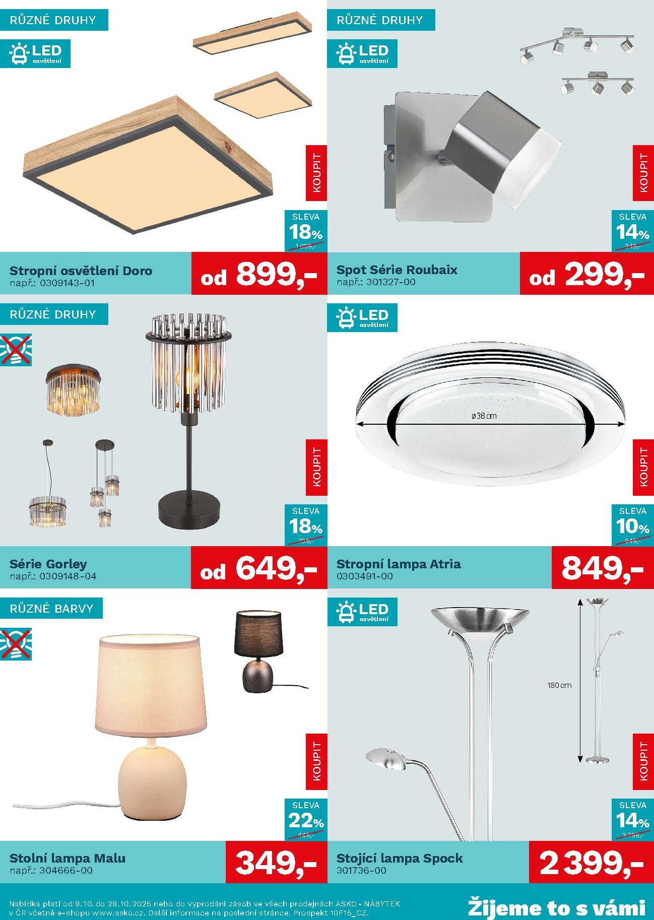 asko-nabytek - Aktuální leták ASKO NÁBYTEK - Bytové doplňky za skvělé ceny od 09.10. do 29.10. - page: 4