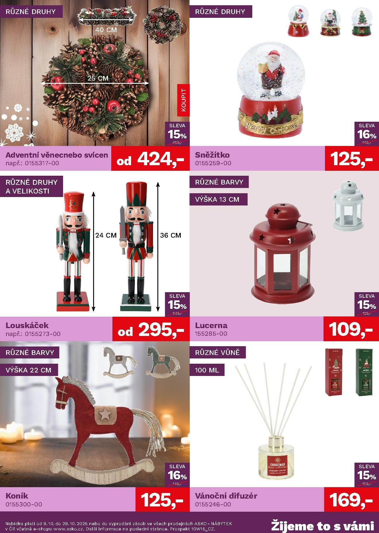 asko-nabytek - Aktuální leták ASKO NÁBYTEK - Vánoční leták od 09.10. do 29.10. - page: 3