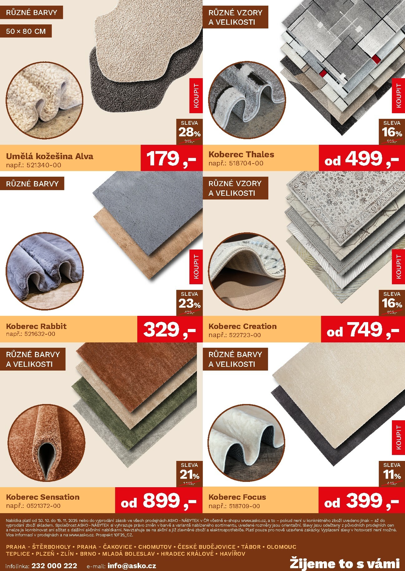 asko-nabytek - Aktuální leták ASKO NÁBYTEK - Bytové doplňky za skvělé ceny od 30.10. do 19.11. - page: 5