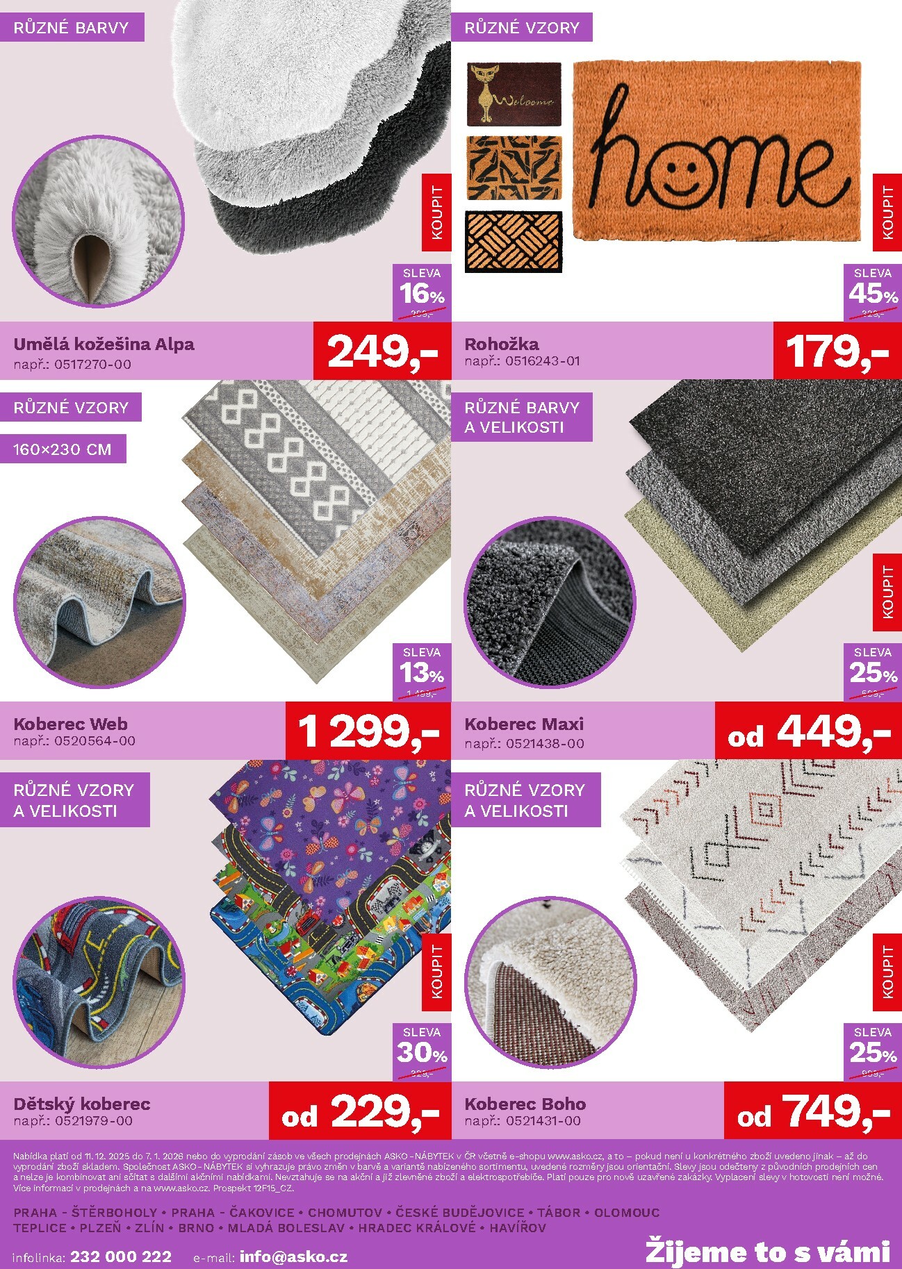 asko-nabytek - Aktuální leták ASKO NÁBYTEK - Bytové doplňky za skvělé ceny od 11.12. do 07.01. - page: 5