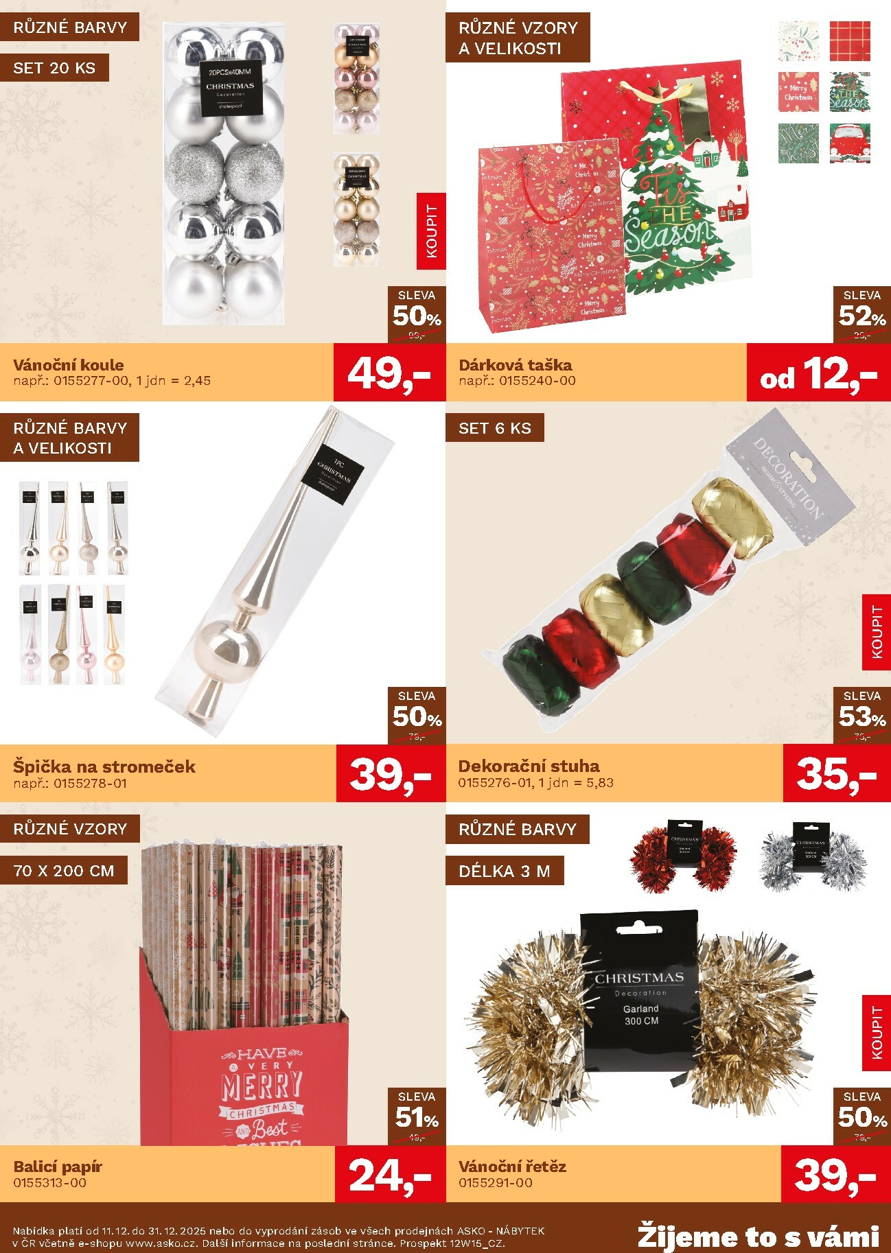 asko-nabytek - Aktuální leták ASKO NÁBYTEK - Vánoční leták od 11.12. do 31.12. - page: 3