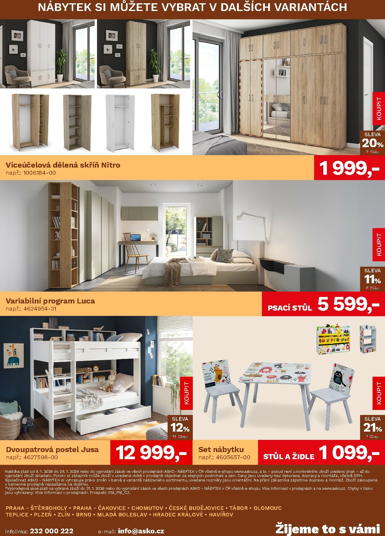asko-nabytek - Aktuální leták ASKO NÁBYTEK od 08.01. do 28.01. - page: 4