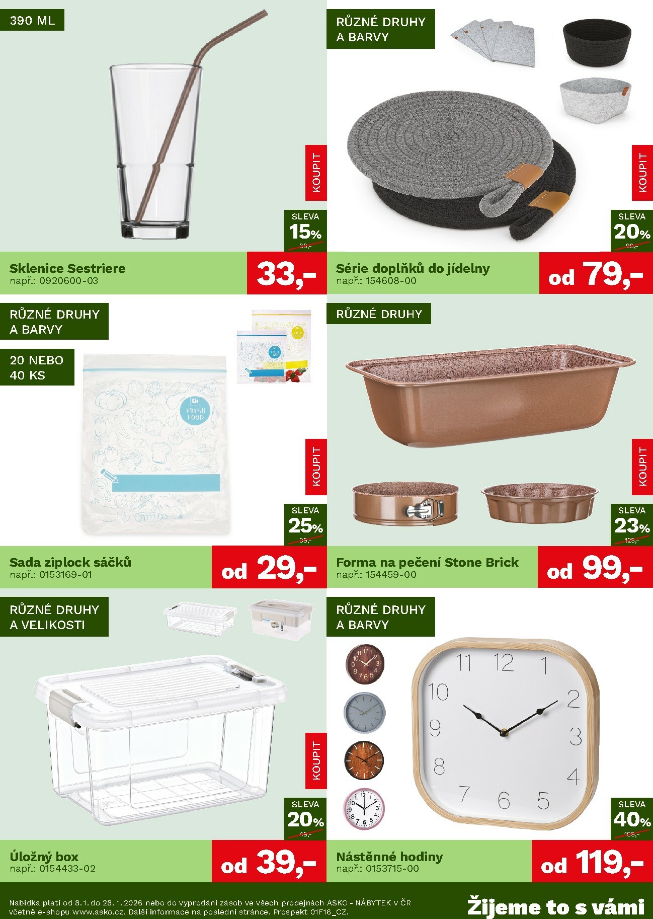 asko-nabytek - Aktuální leták ASKO NÁBYTEK - Bytové doplňky za skvělé ceny od 08.01. do 28.01. - page: 2