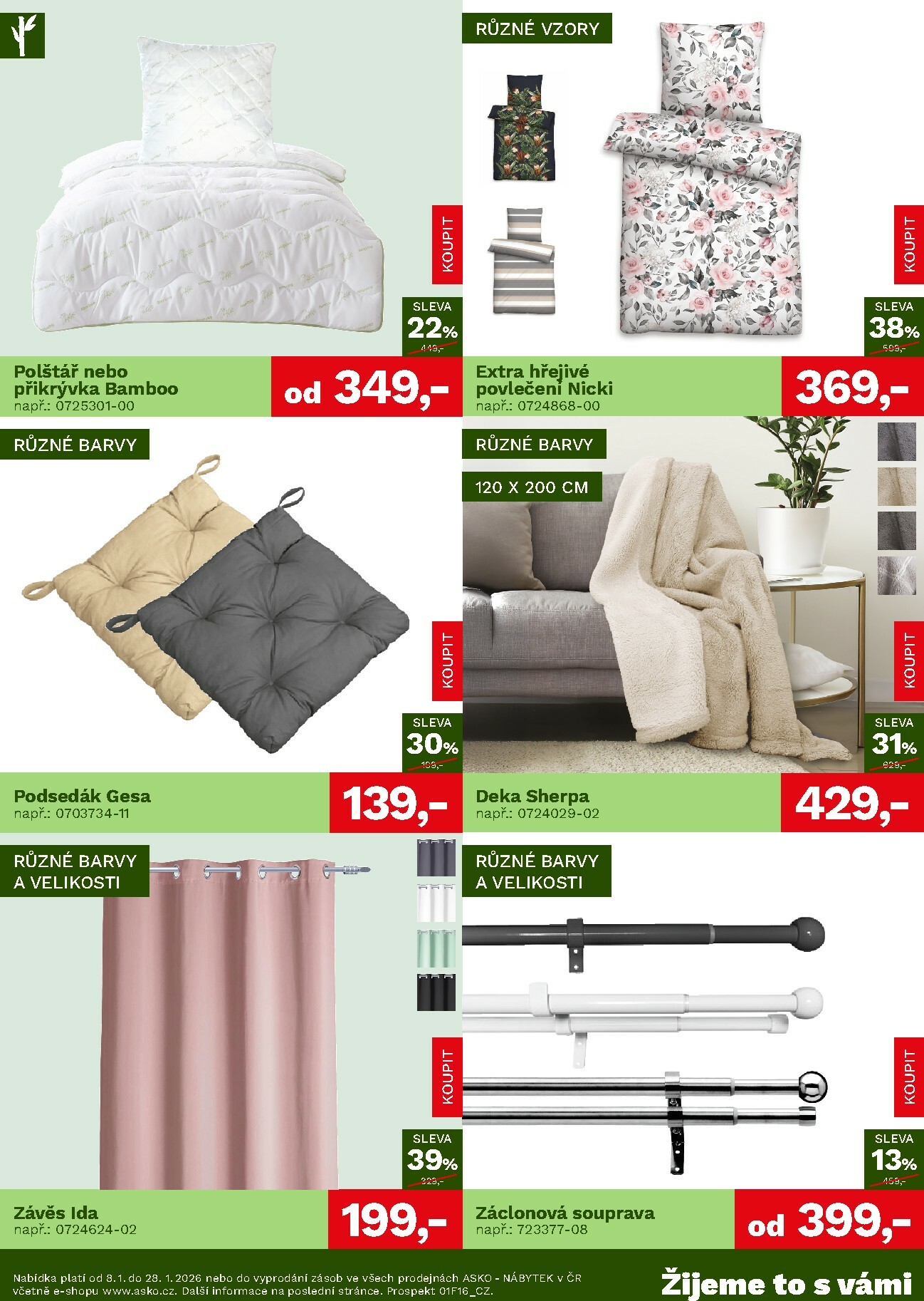 asko-nabytek - Aktuální leták ASKO NÁBYTEK - Bytové doplňky za skvělé ceny od 08.01. do 28.01. - page: 3