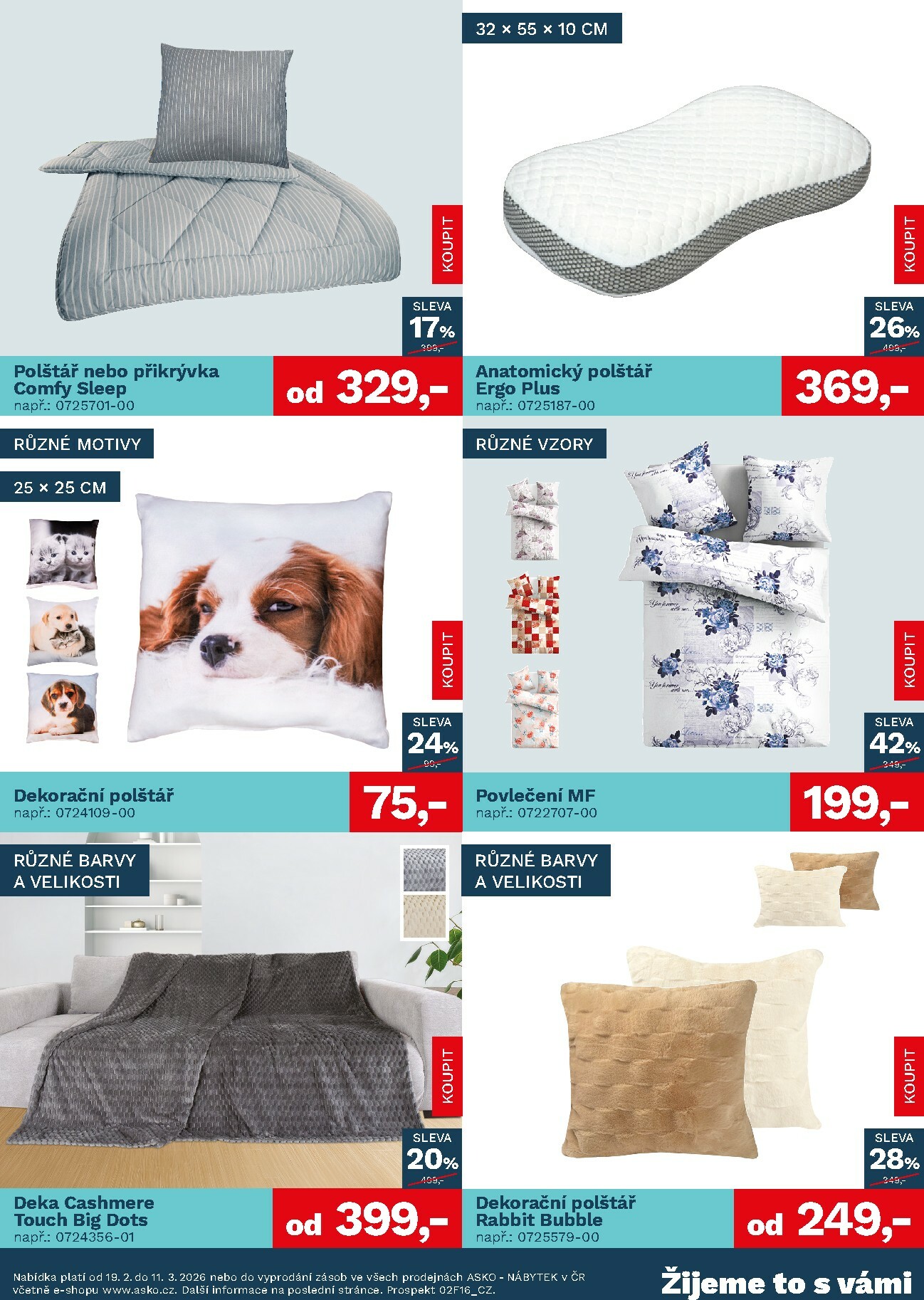 asko-nabytek - ASKO NÁBYTEK - Bytové doplňky za skvělé ceny leták platný od čtvrtka 19.02.2026 do středy 11.03.2026 - page: 3
