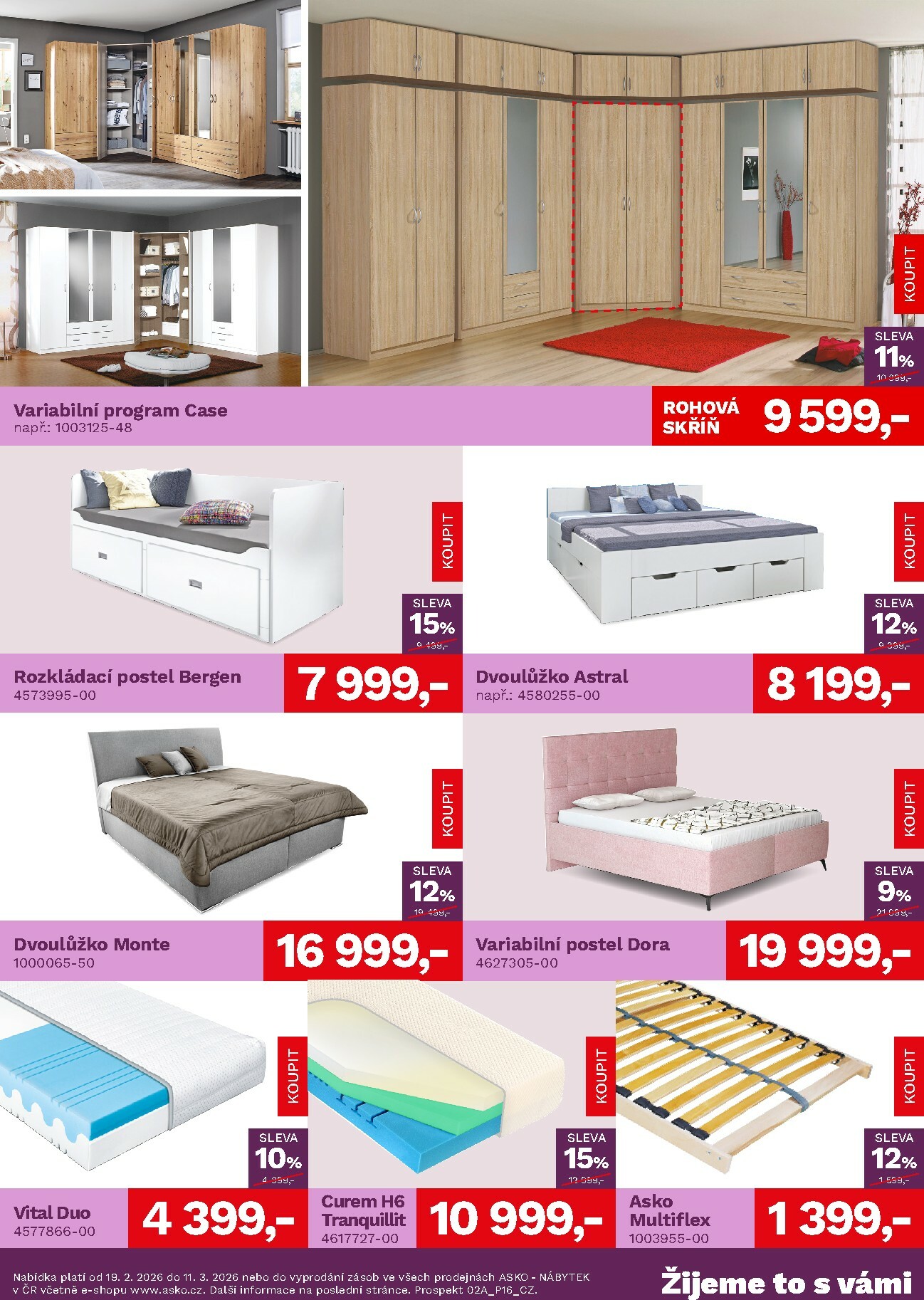 asko-nabytek - ASKO NÁBYTEK leták platný od čtvrtka 19.02.2026 do středy 11.03.2026 - page: 3