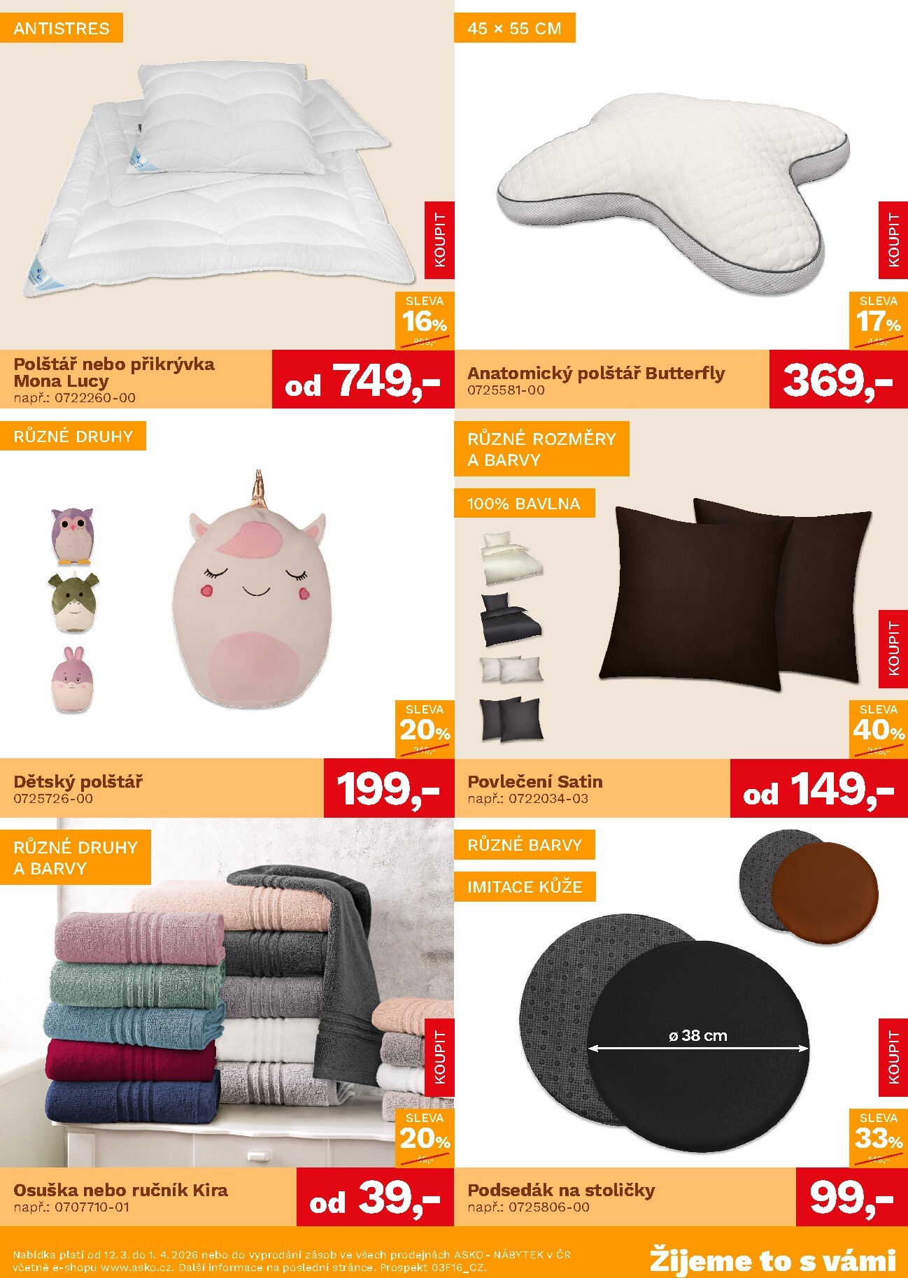 asko-nabytek - ASKO NÁBYTEK - Bytové doplňky leták platný od čtvrtka 12.03.2026 do středy 01.04.2026 - page: 3