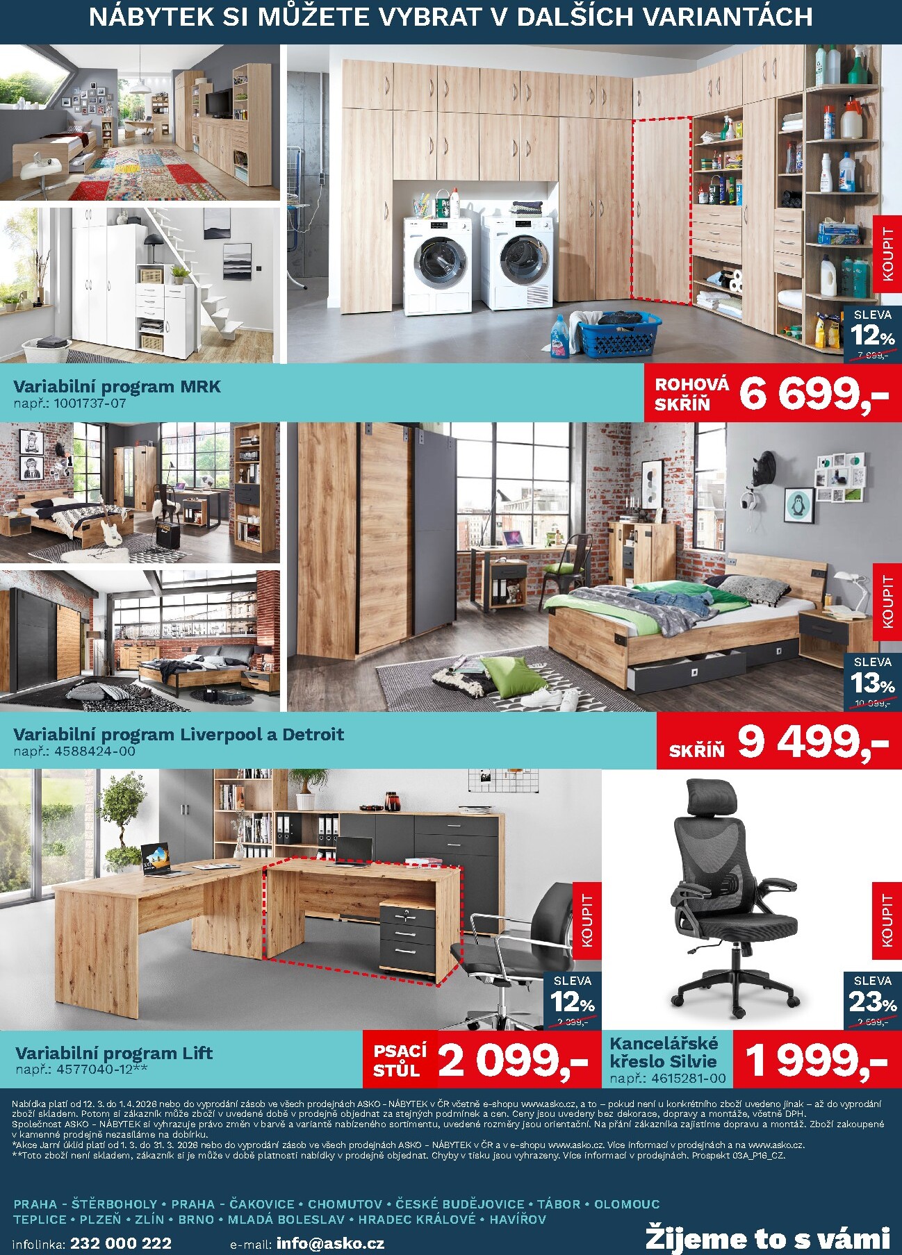 asko-nabytek - ASKO NÁBYTEK leták platný od čtvrtka 12.03.2026 do středy 01.04.2026 - page: 4