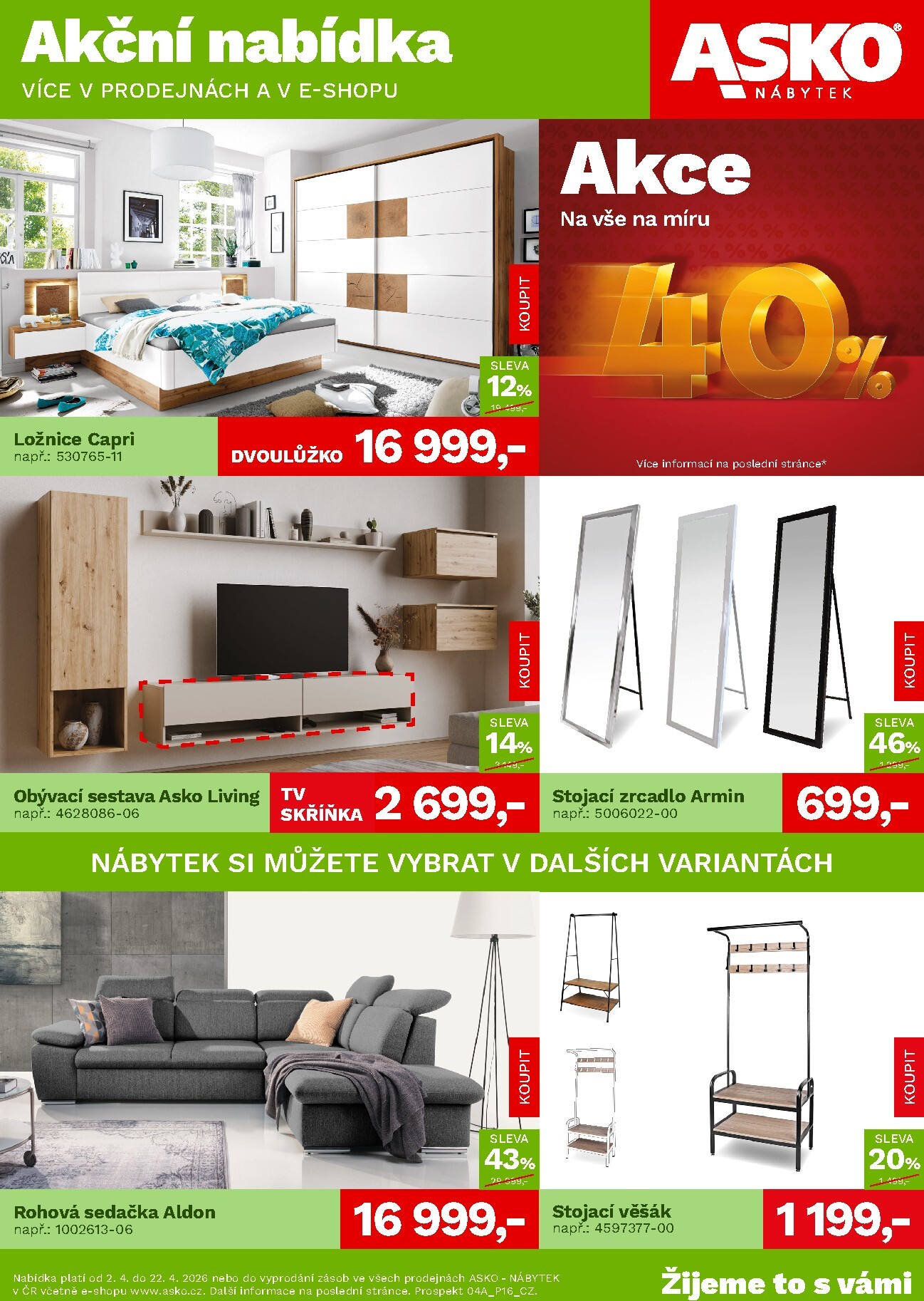 asko-nabytek - ASKO NÁBYTEK leták platný od čtvrtka 02.04.2026 do středy 22.04.2026