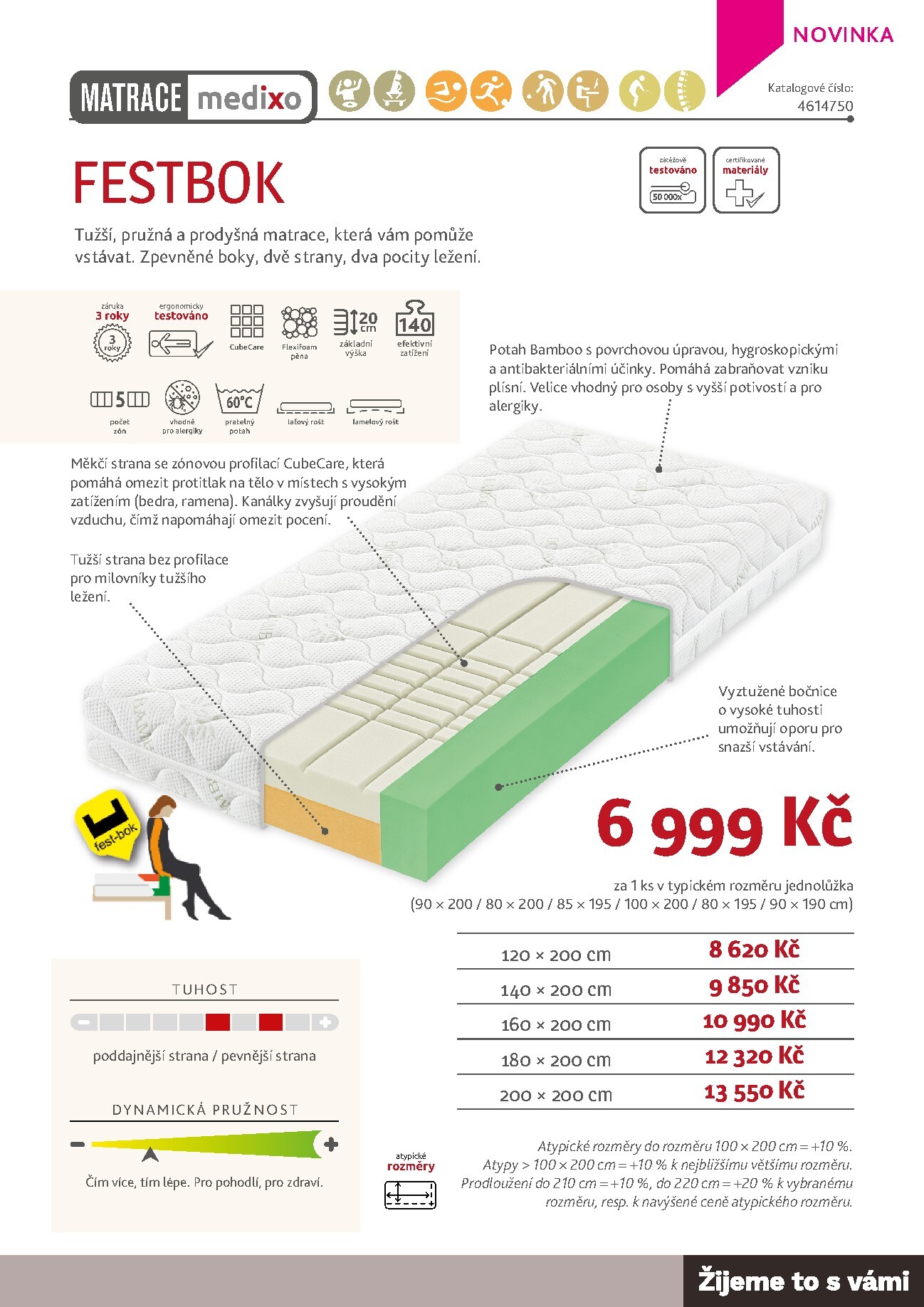 asko-nabytek - Aktuální ASKO NÁBYTEK - Matrace leták platný od středy 01.04.2026 do čtvrtka 31.12.2026 - page: 21