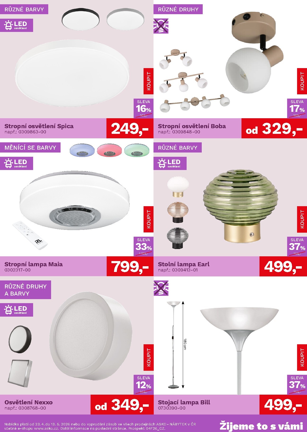 asko-nabytek - Aktuální ASKO NÁBYTEK - Bytové doplňky leták platný od čtvrtka 23.04.2026 do středy 13.05.2026 - page: 4