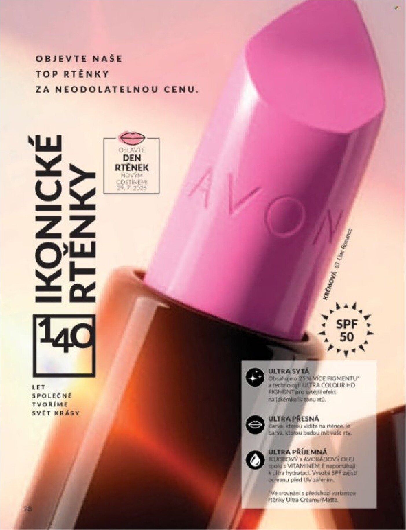 avon - Aktuální AVON leták platný od středy 01.07.2026 do pátku 31.07.2026 - page: 28