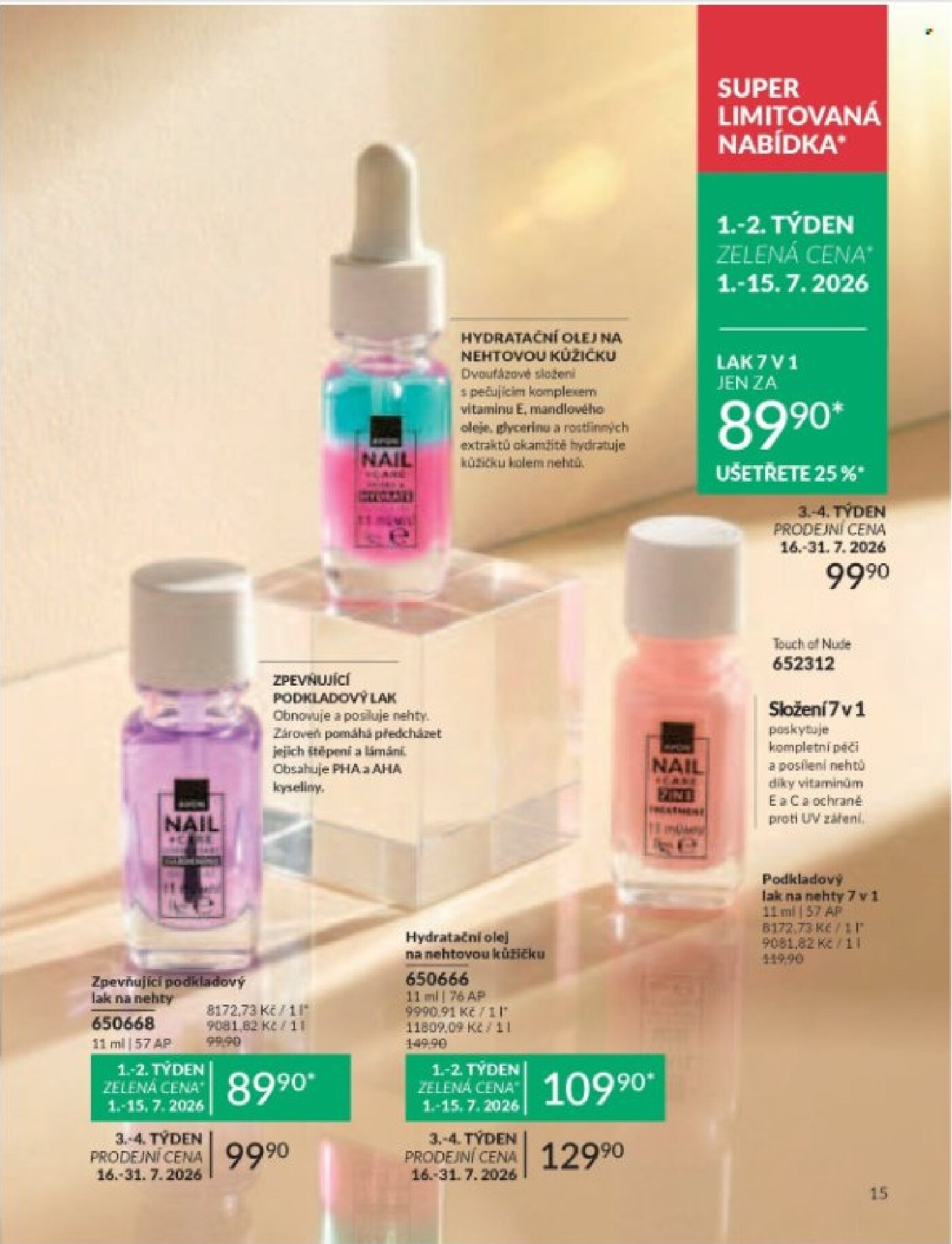 avon - Aktuální AVON leták platný od středy 01.07.2026 do pátku 31.07.2026 - page: 15