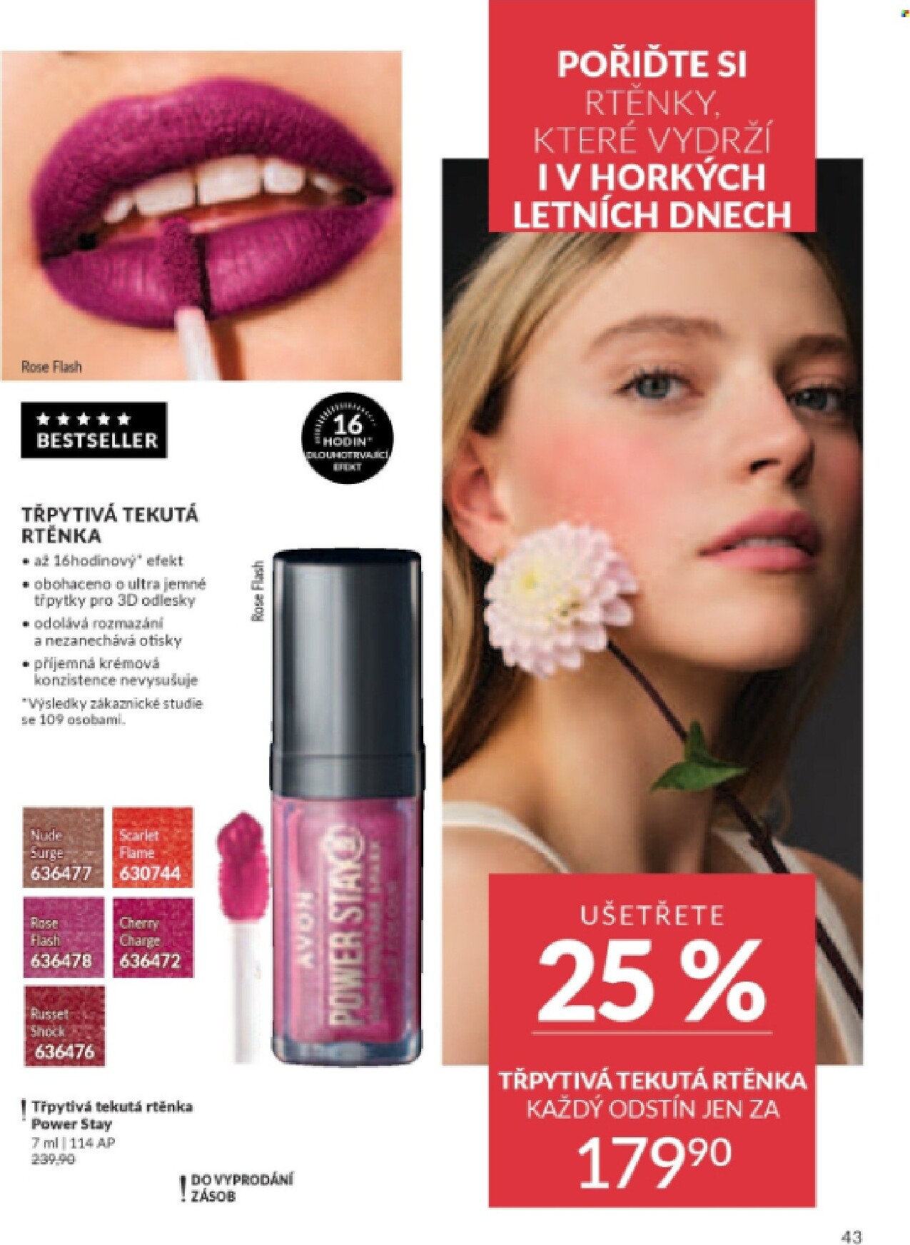 avon - Aktuální AVON leták platný od středy 01.07.2026 do pátku 31.07.2026 - page: 43