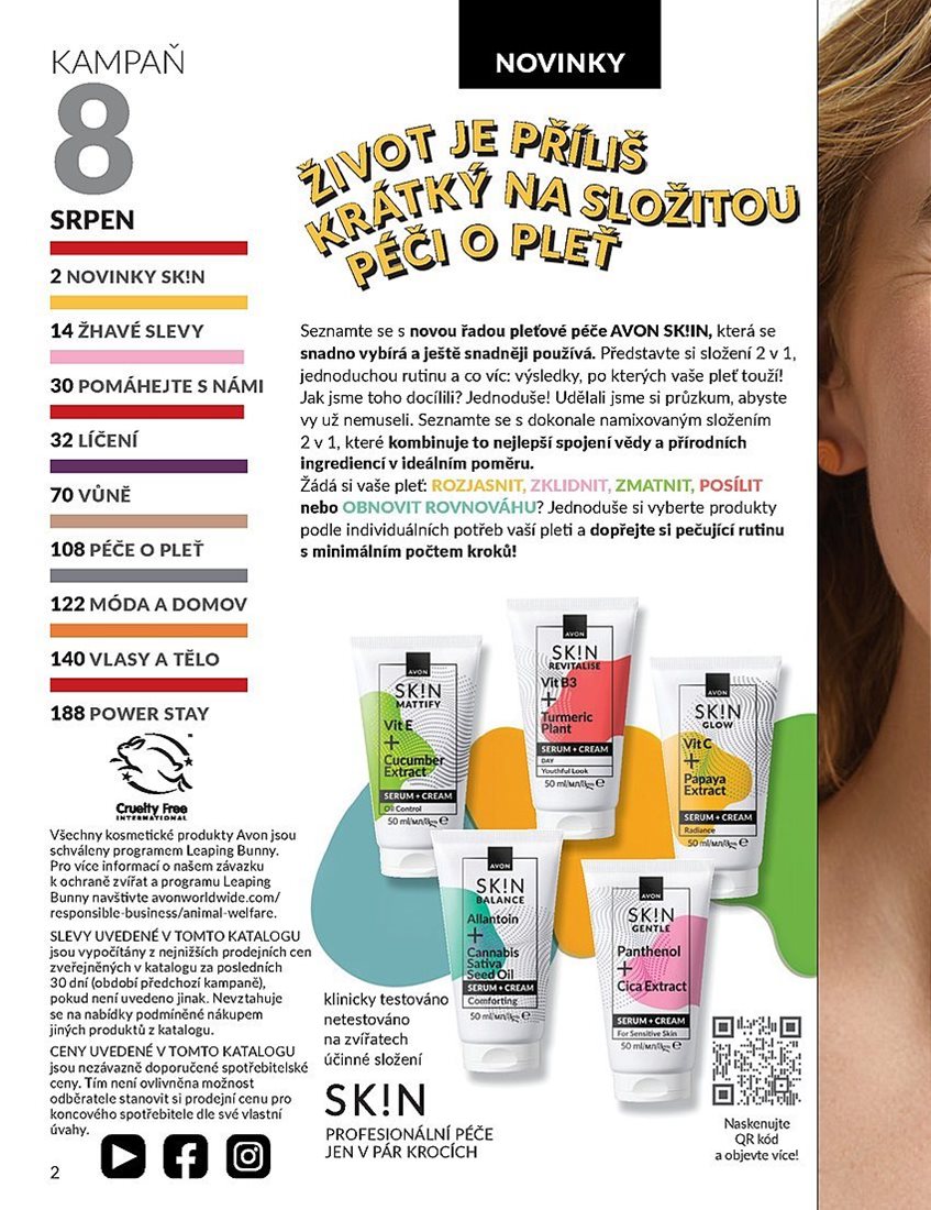 avon - Leták AVON od 01.08. do 31.08. - page: 2