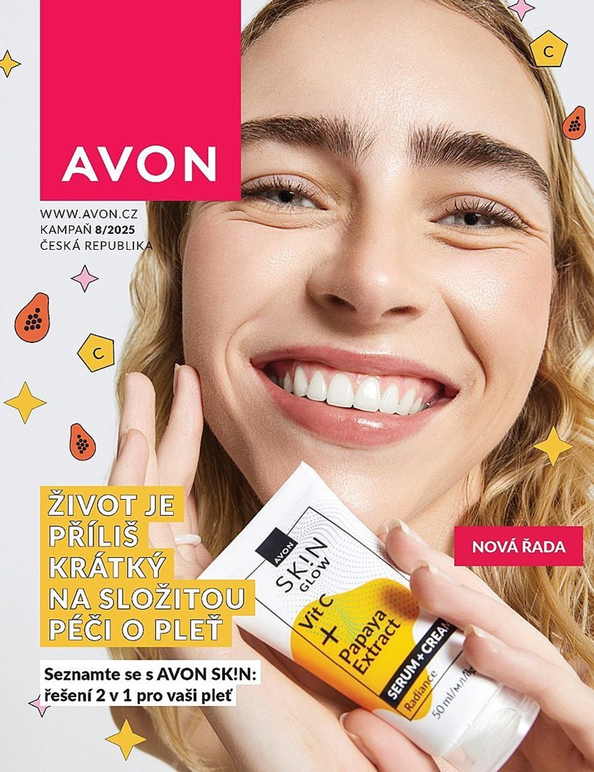 avon - Leták AVON od 01.08. do 31.08.