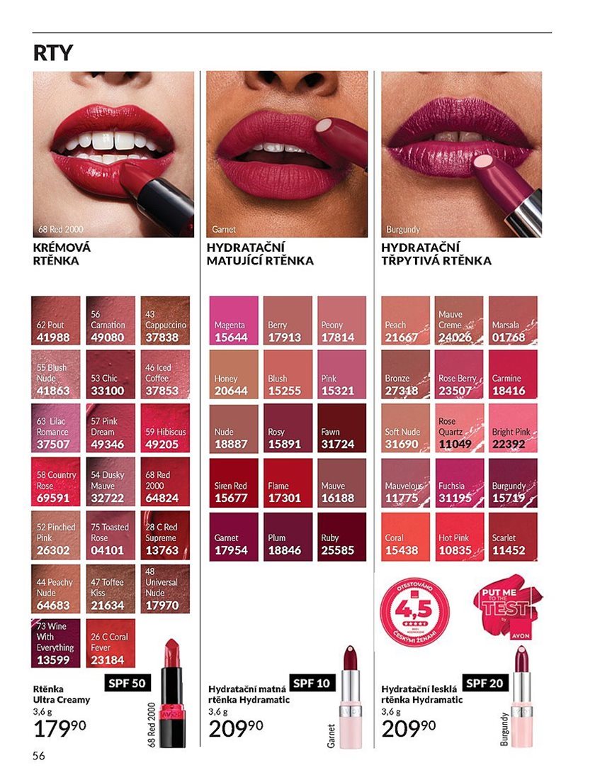 avon - Leták AVON od 01.08. do 31.08. - page: 56