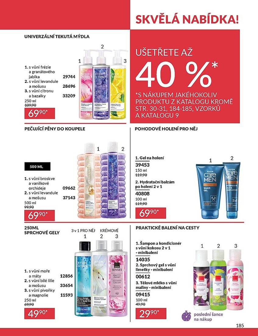 avon - Leták AVON od 01.08. do 31.08. - page: 185