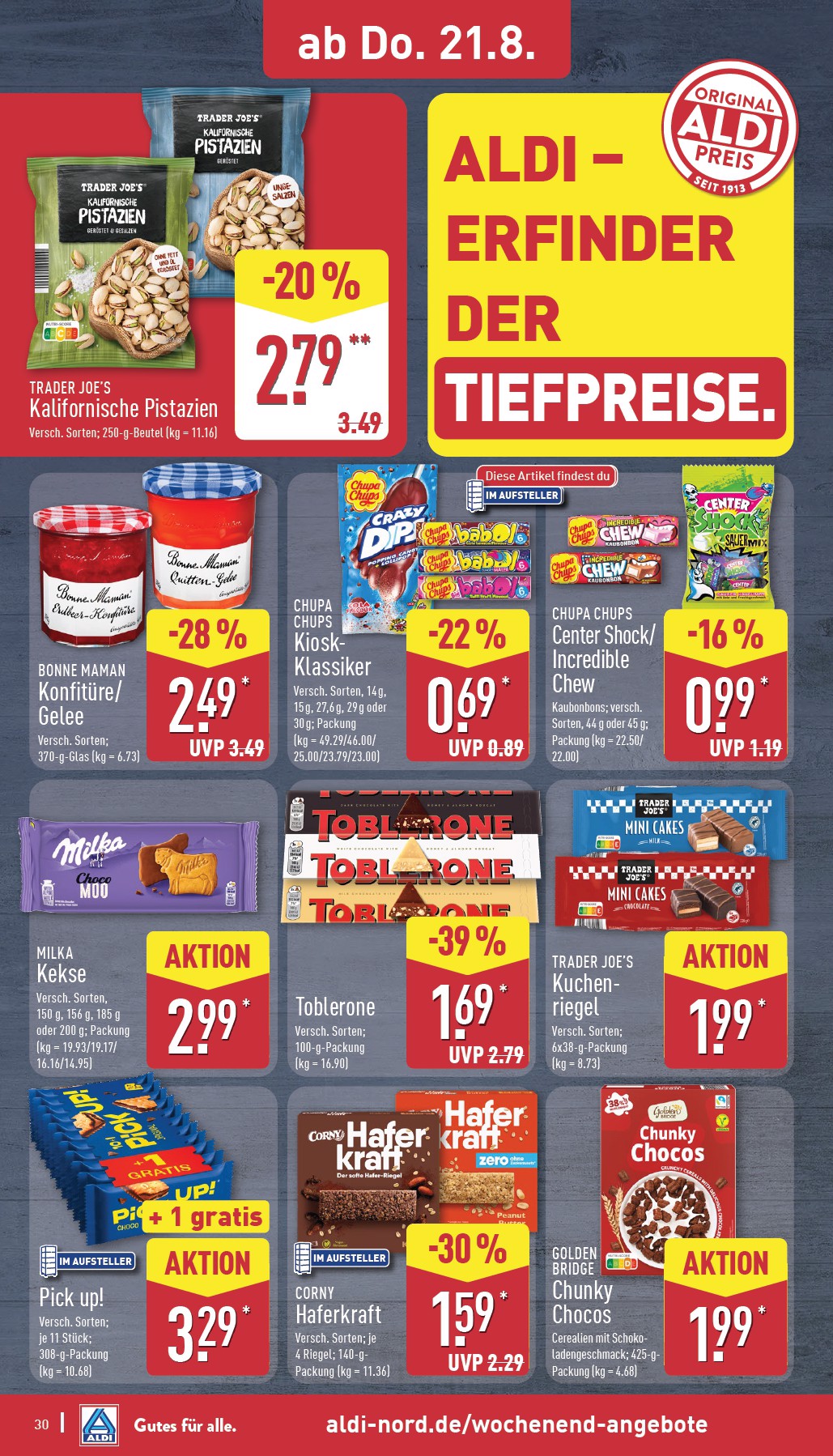 aldi-nord - ALDI NORD-Prospekt gültig vom 18.08. bis 23.08. - page: 30