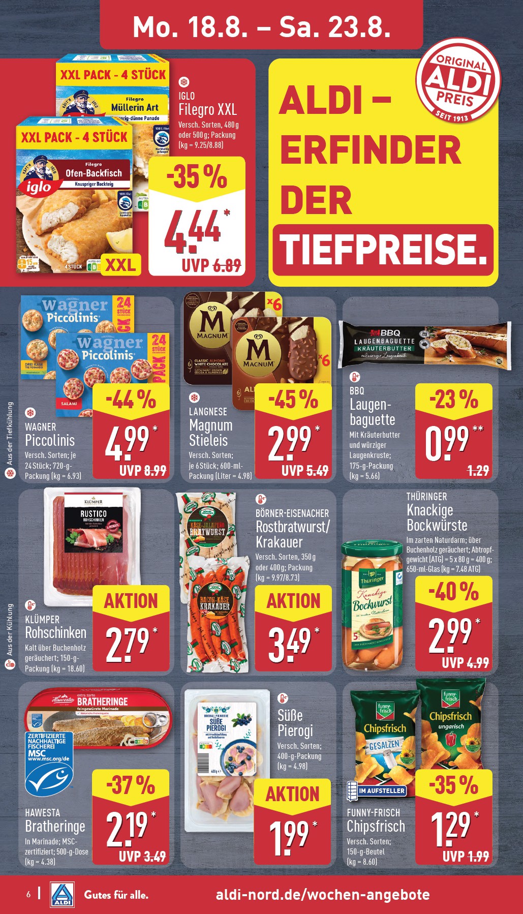 aldi-nord - ALDI NORD-Prospekt gültig vom 18.08. bis 23.08. - page: 6