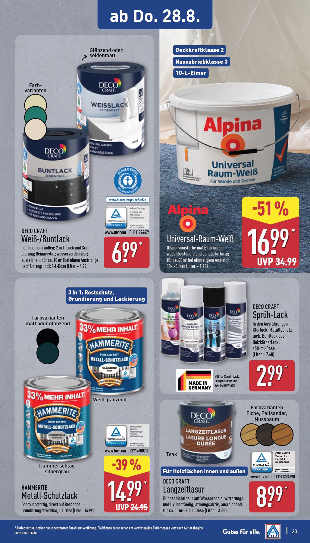 aldi-nord - ALDI NORD-Prospekt gültig vom 25.08. bis 30.08. - page: 23