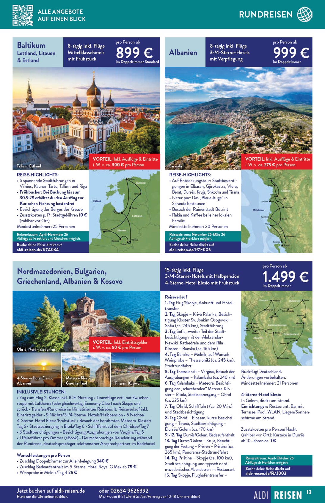 aldi-nord - ALDI NORD - Reisen-Prospekt gültig vom 01.09. bis 30.09. - page: 13