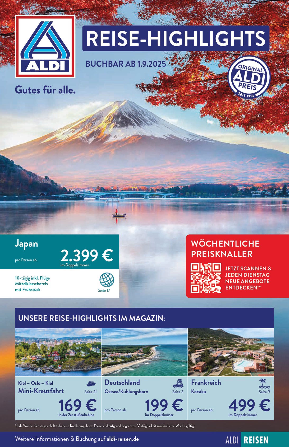 aldi-nord - ALDI NORD - Reisen-Prospekt gültig vom 01.09. bis 30.09.