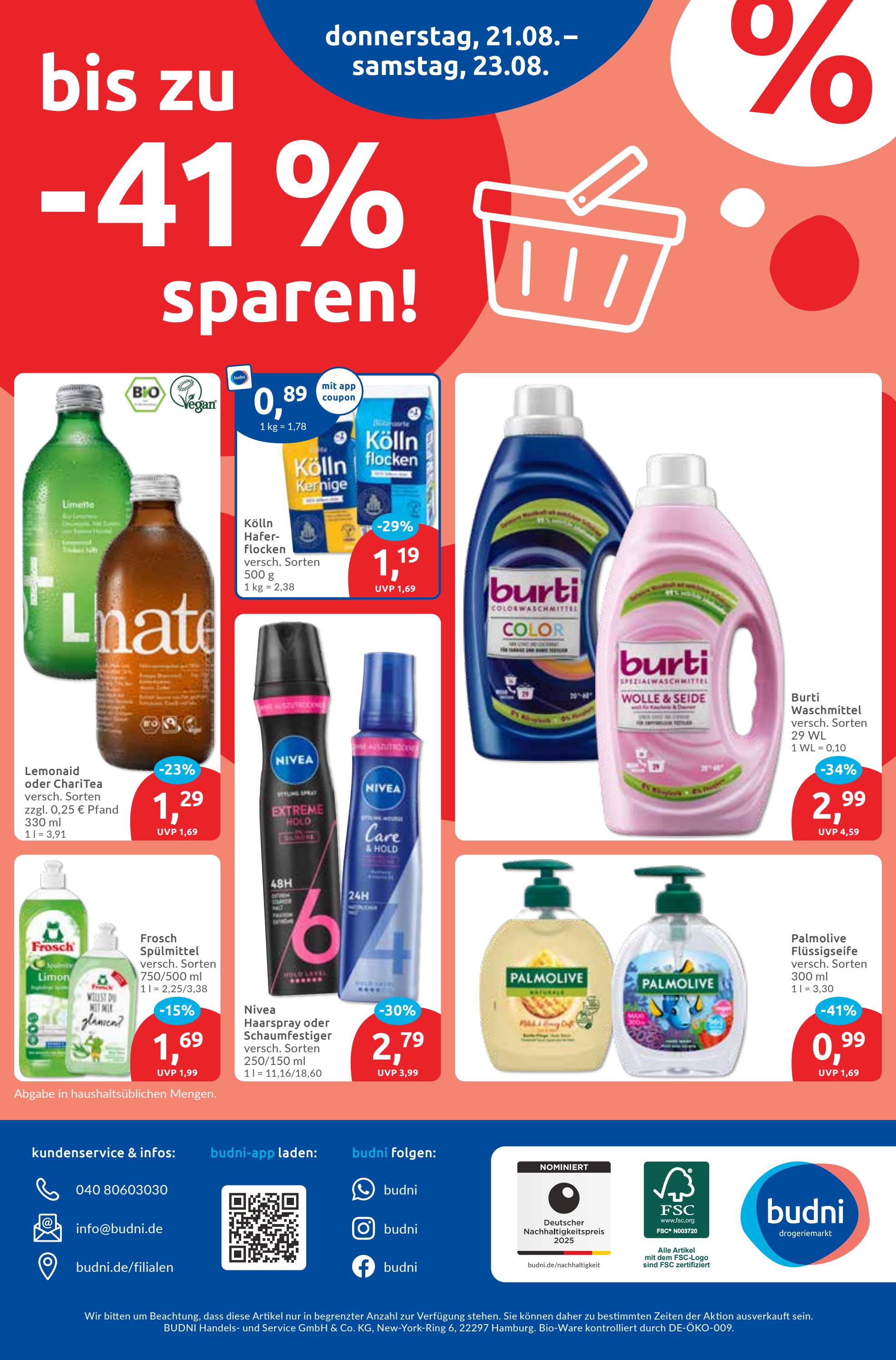 budni - BUDNI-Prospekt gültig vom 18.08. bis 23.08. - page: 8