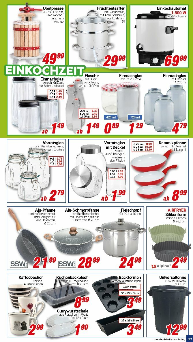 centershop - Centershop-Prospekt gültig vom 11.08. bis 16.08. - page: 17