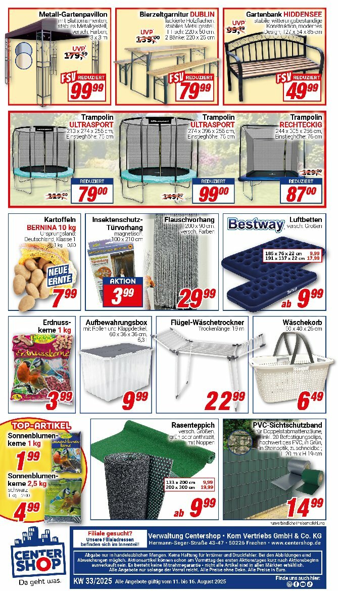centershop - Centershop-Prospekt gültig vom 11.08. bis 16.08. - page: 20