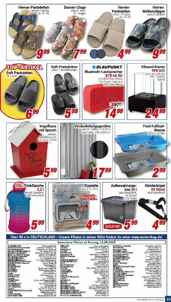 centershop - Centershop-Prospekt gültig vom 11.08. bis 16.08. - page: 19