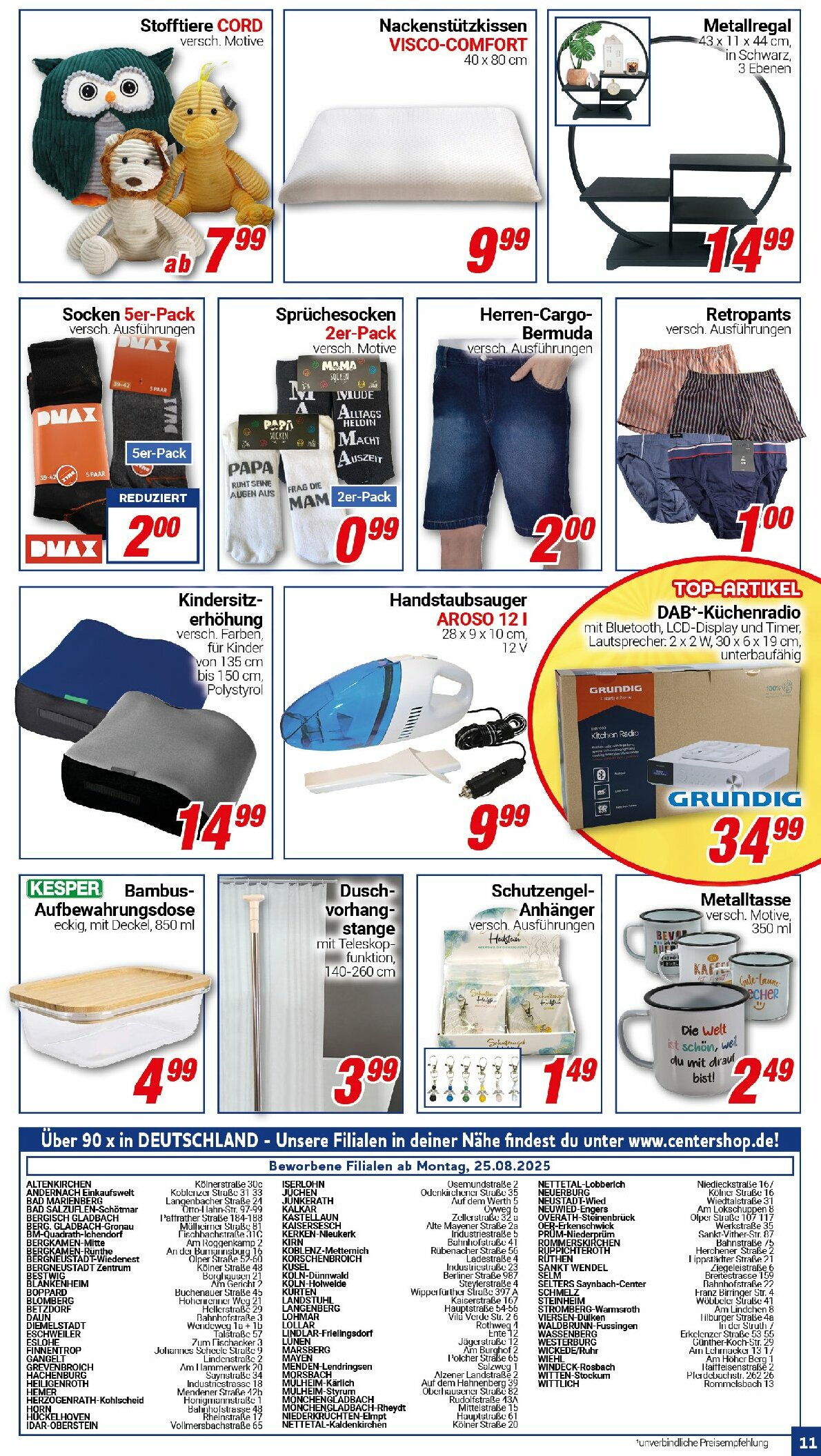 centershop - Centershop-Prospekt gültig vom 25.08. bis 30.08. - page: 11