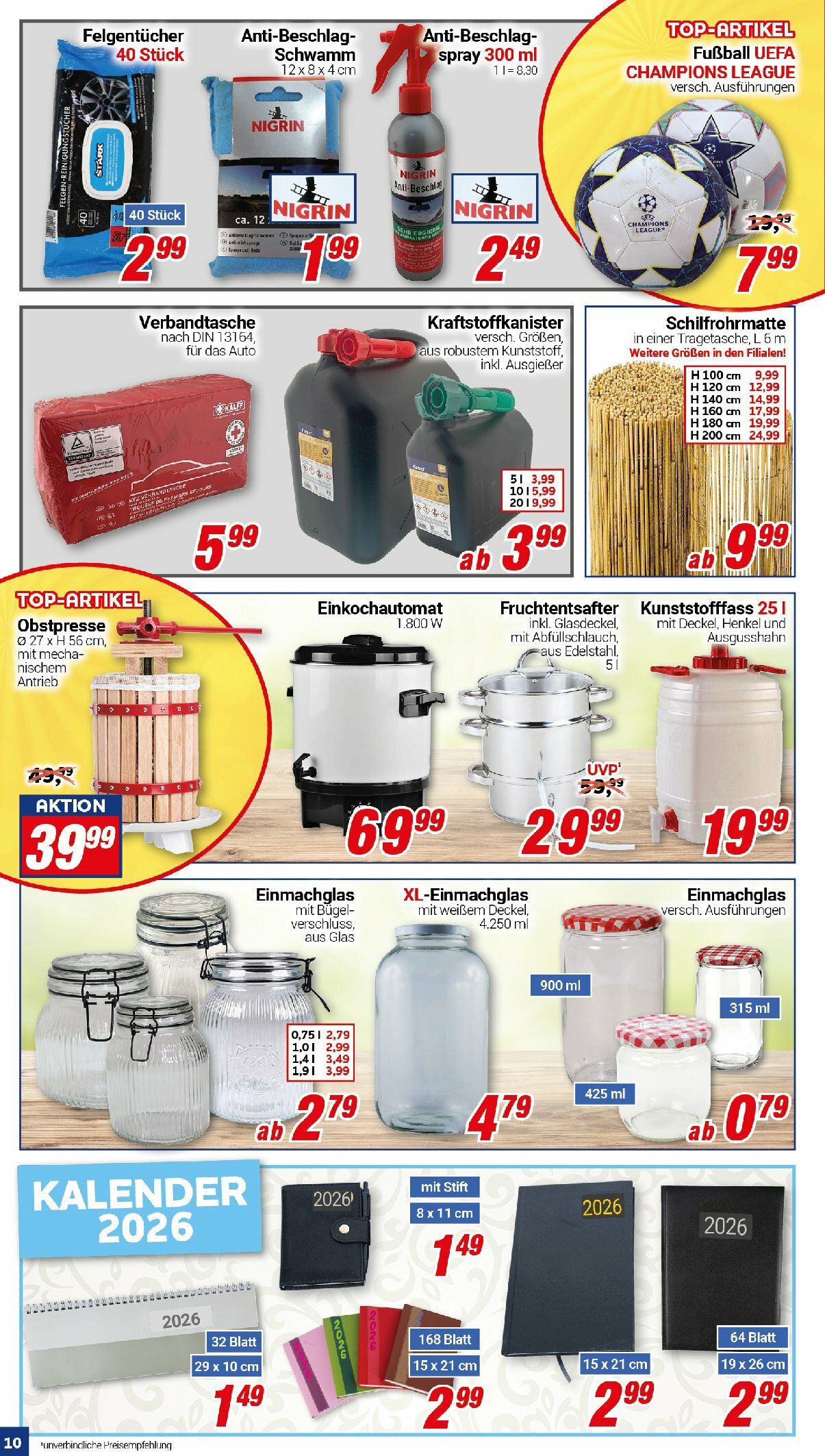 centershop - Centershop-Prospekt gültig vom 01.09. bis 06.09. - page: 10