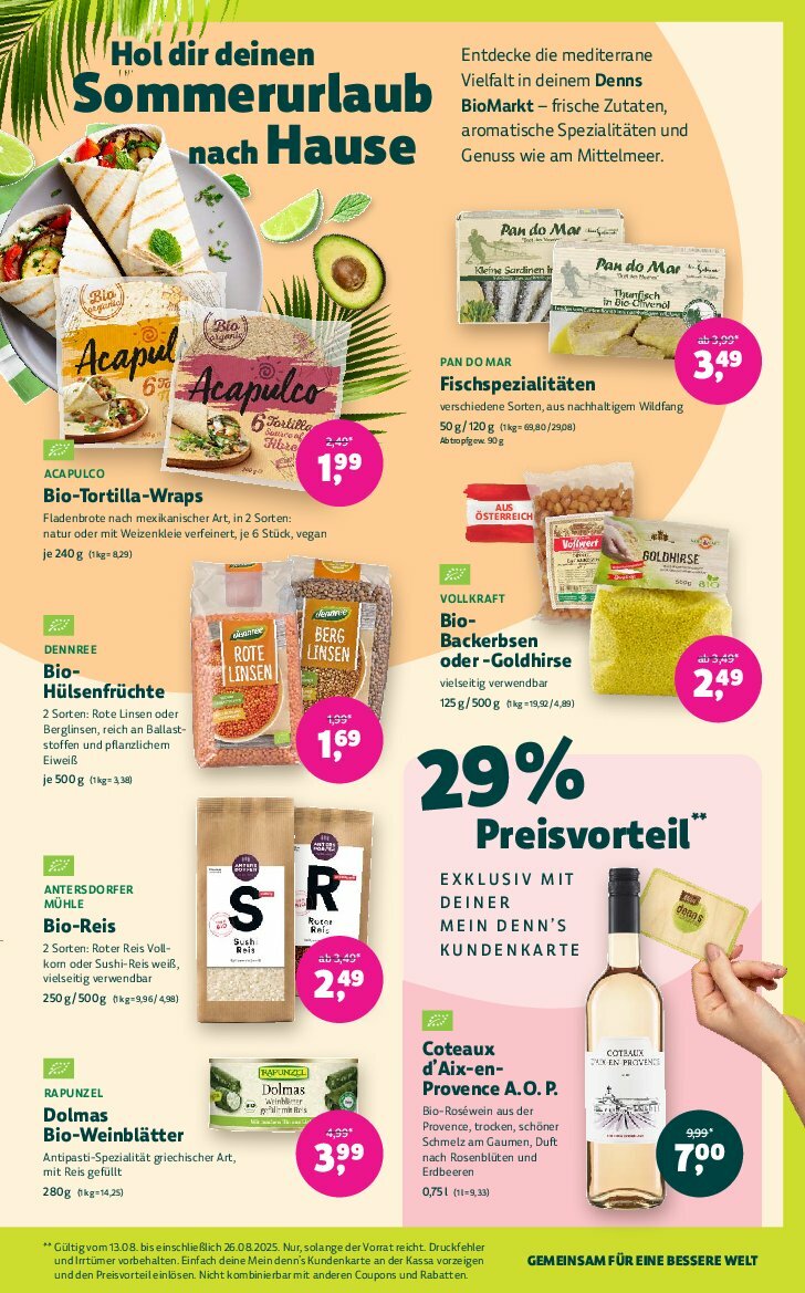 denn-s-biomarkt - Denn's Biomarkt-Prospekt gültig vom 13.08. bis 26.08. - page: 7