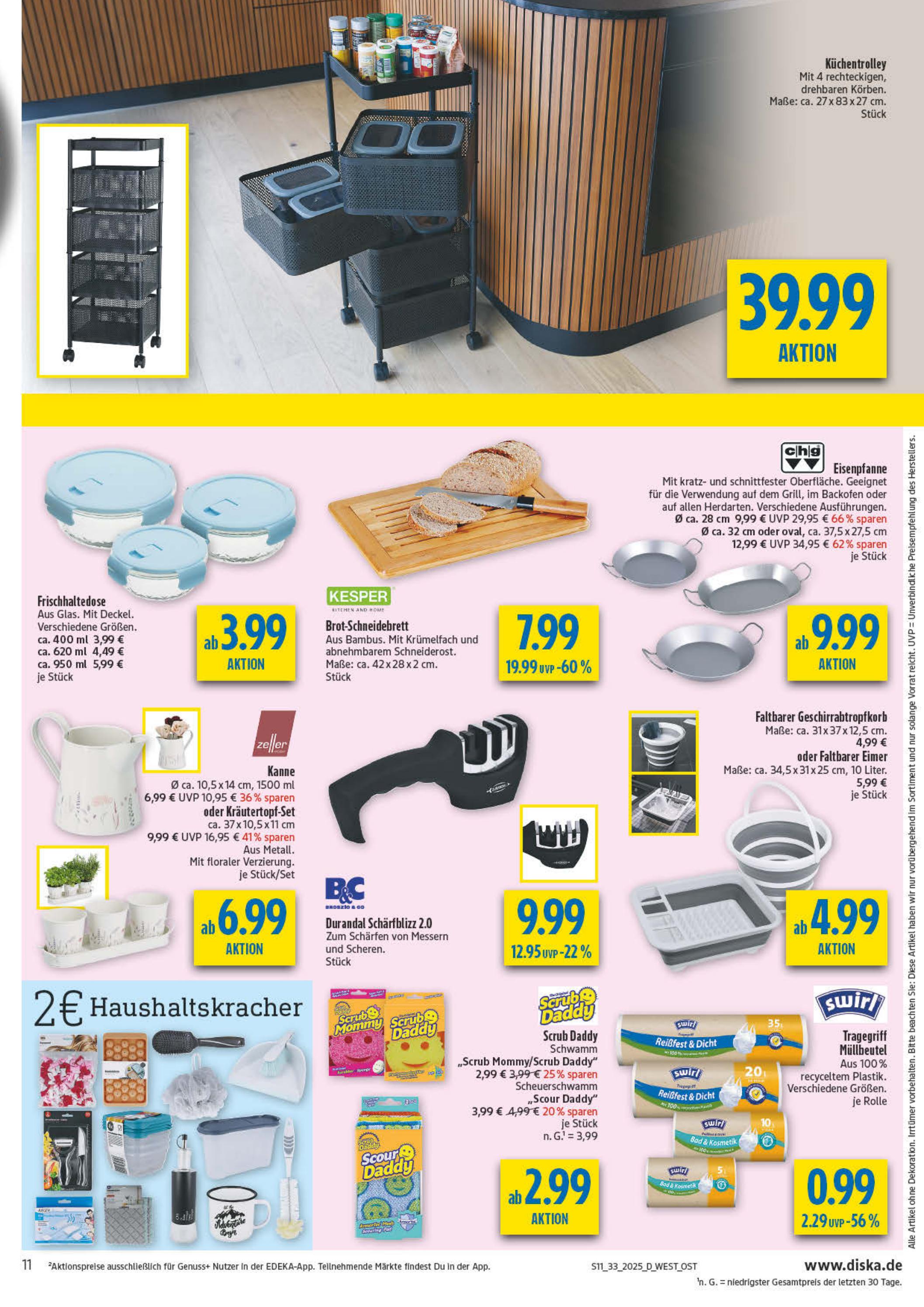 diska - Diska - Ost-Prospekt gültig vom 11.08. bis 16.08. - page: 11