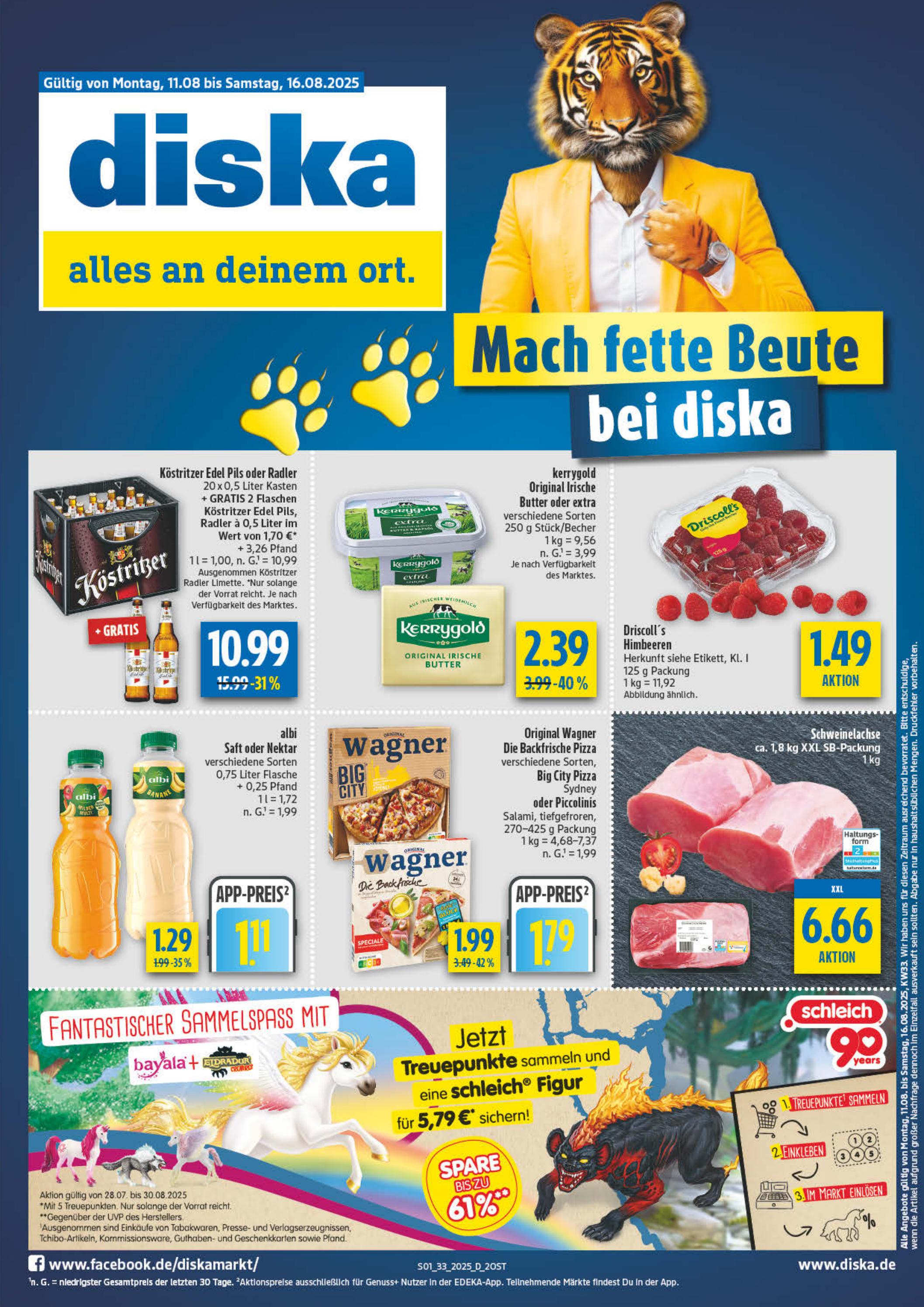 diska - Diska - Ost-Prospekt gültig vom 11.08. bis 16.08.