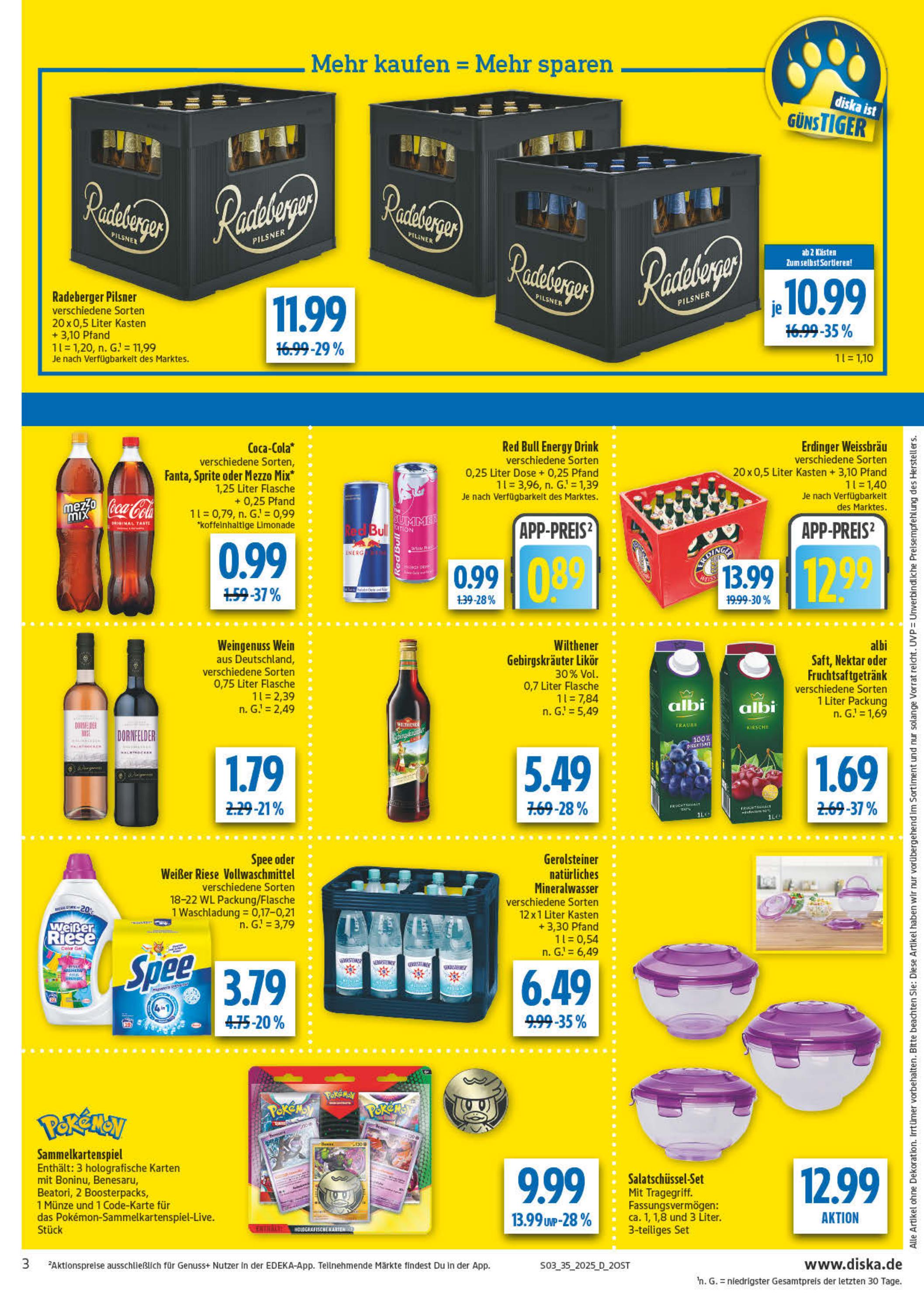 diska - Diska - Ost-Prospekt gültig vom 25.08. bis 30.08. - page: 3