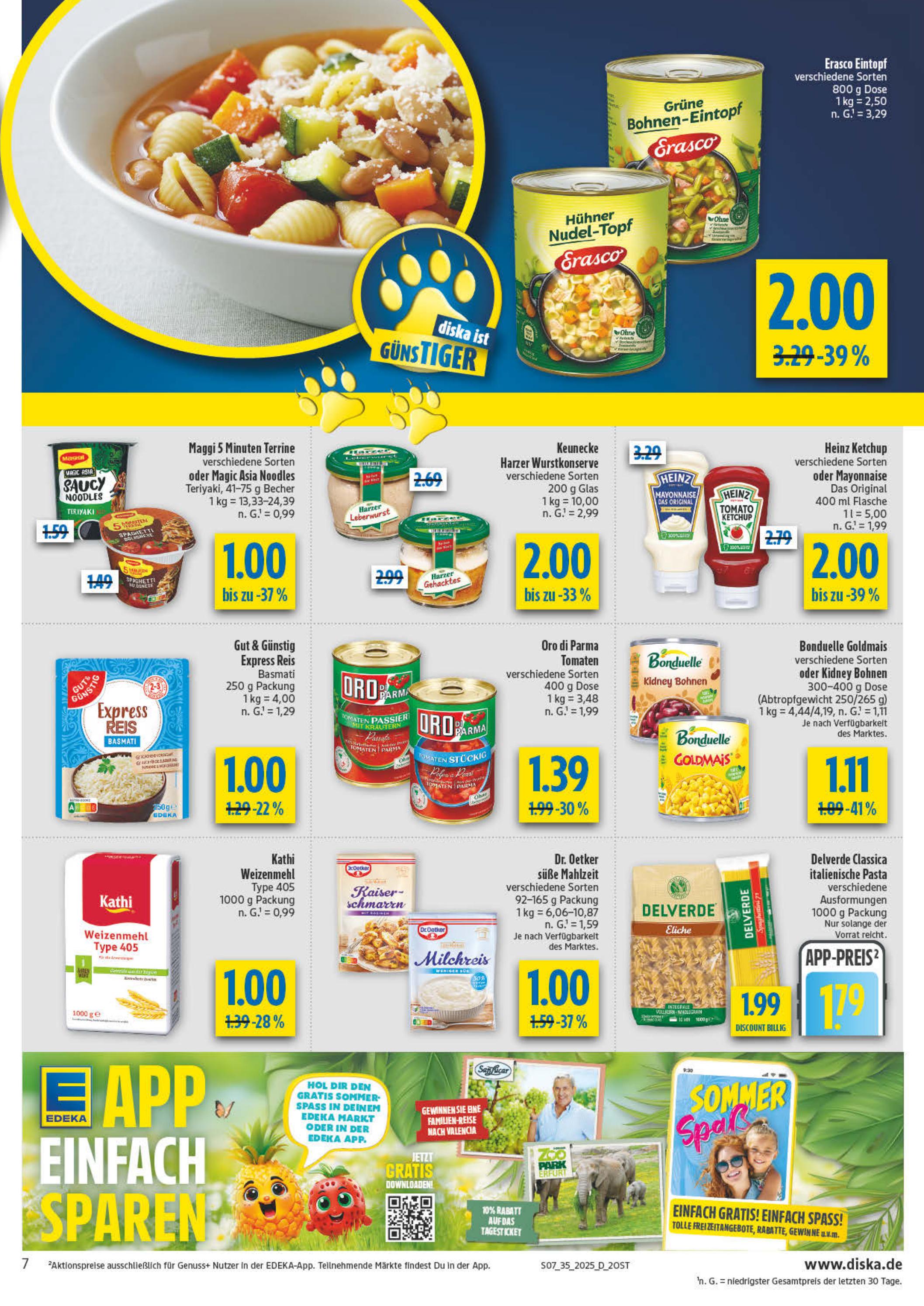 diska - Diska - Ost-Prospekt gültig vom 25.08. bis 30.08. - page: 7