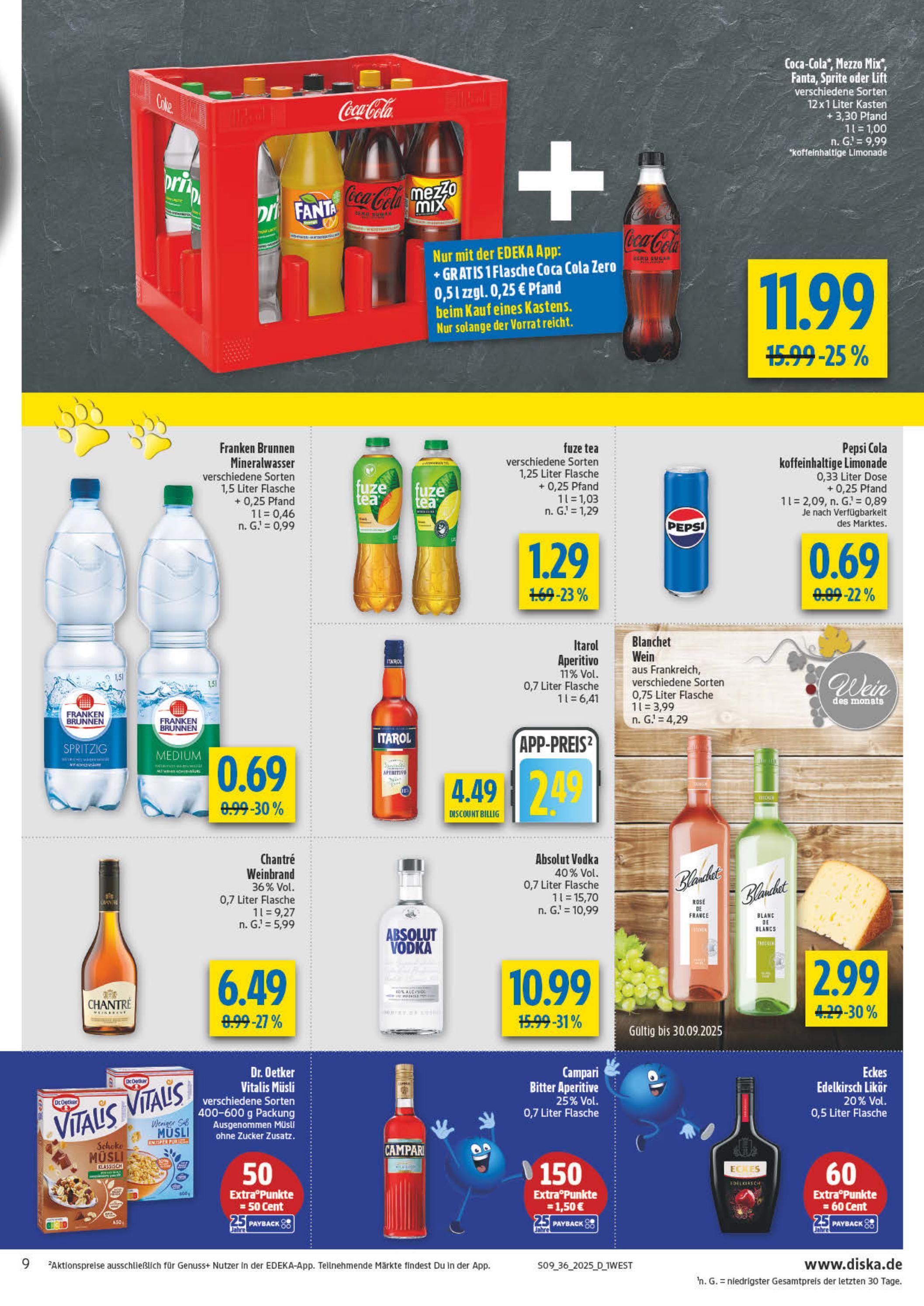 diska - Diska-Prospekt gültig vom 01.09. bis 06.09. - page: 9