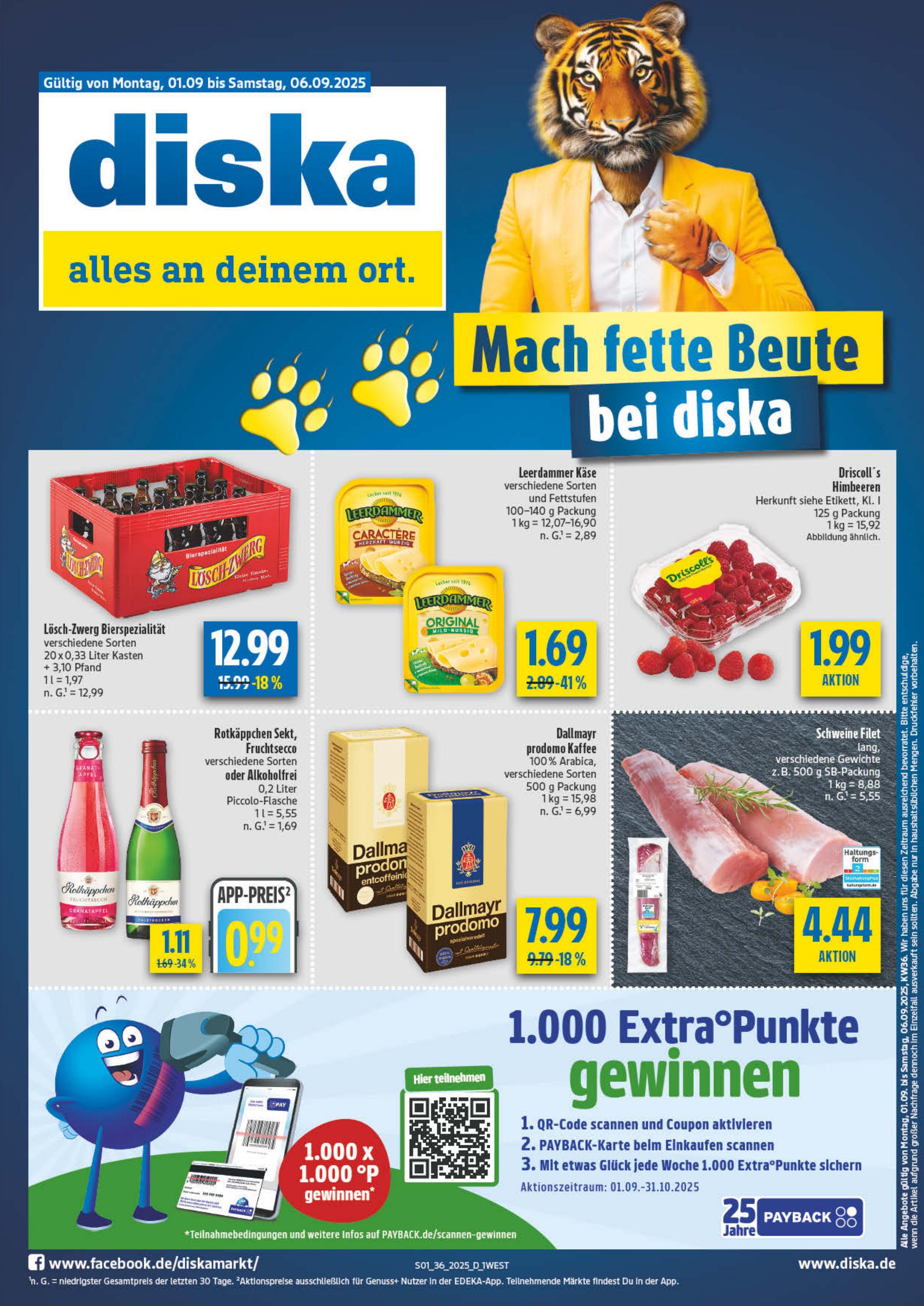 diska - Diska-Prospekt gültig vom 01.09. bis 06.09.